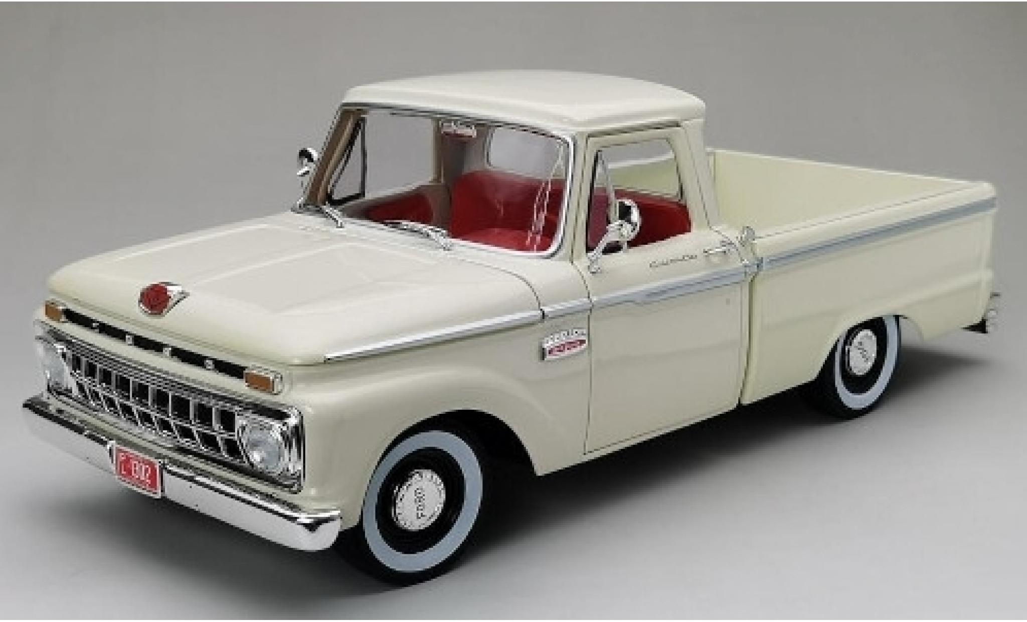 Ford F-1 1/18 Sun Star 00 Custom Cab Pickup bianco 1965 modellino in miniatura