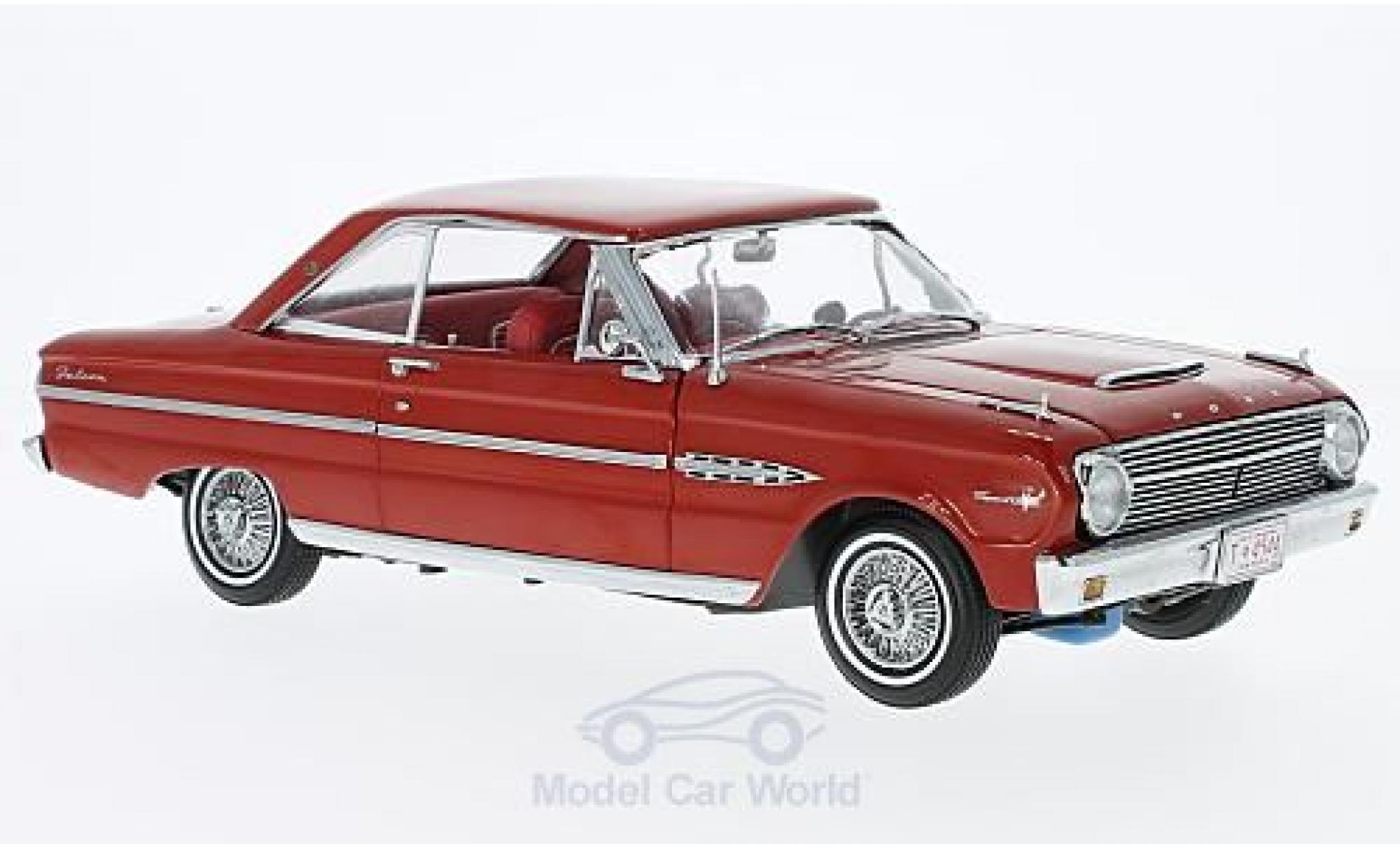 Ford Falcon 1/18 Sun Star HardTop rosso 1963 ohne Vitrine modellino in miniatura