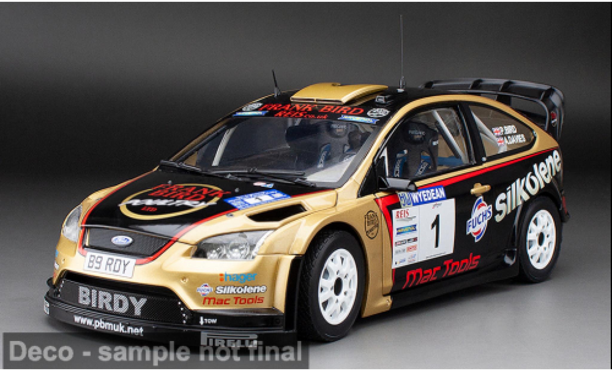 Ford Focus 1/18 Sun Star RS WRC Monza Rally Show 2006 #46 1:18 modellino in miniatura