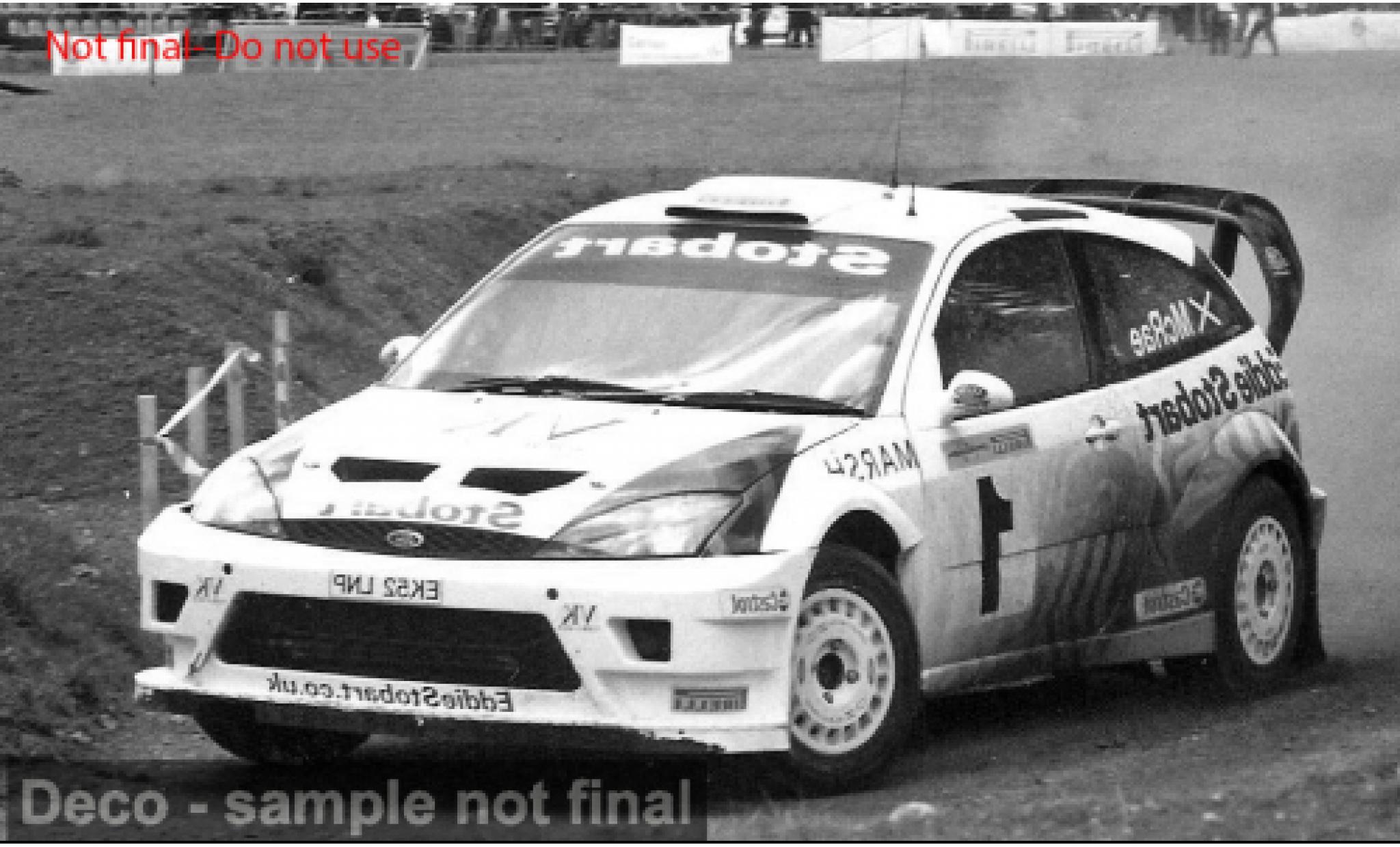 Ford Focus 1/43 Sun Star RS WRC03 Pirelli International Rally 2005 #1 1:43 modellino in miniatura