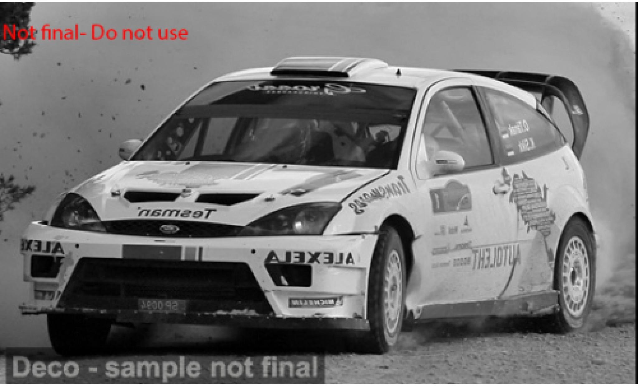 Ford Focus 1/43 Sun Star RS WRC03 Saaremaa Rally 2011 #1 1:43 modellino in miniatura