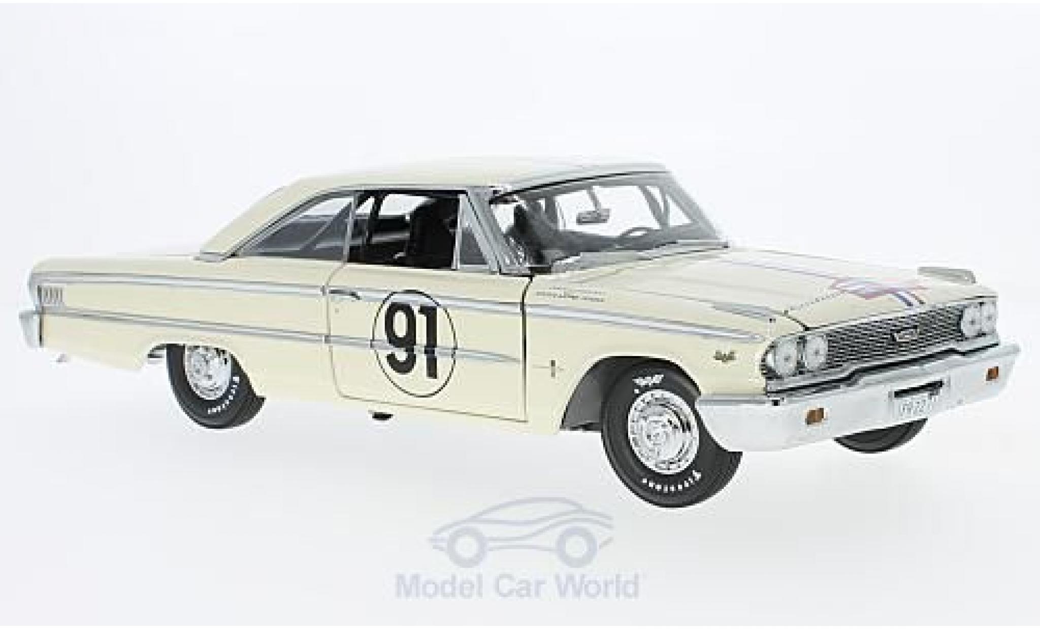 Ford Galaxy 1/18 Sun Star Galaxie 500 XL No.91 Tour de France Auto 1963 H.Greder/M.Foulgoc modellino in miniatura
