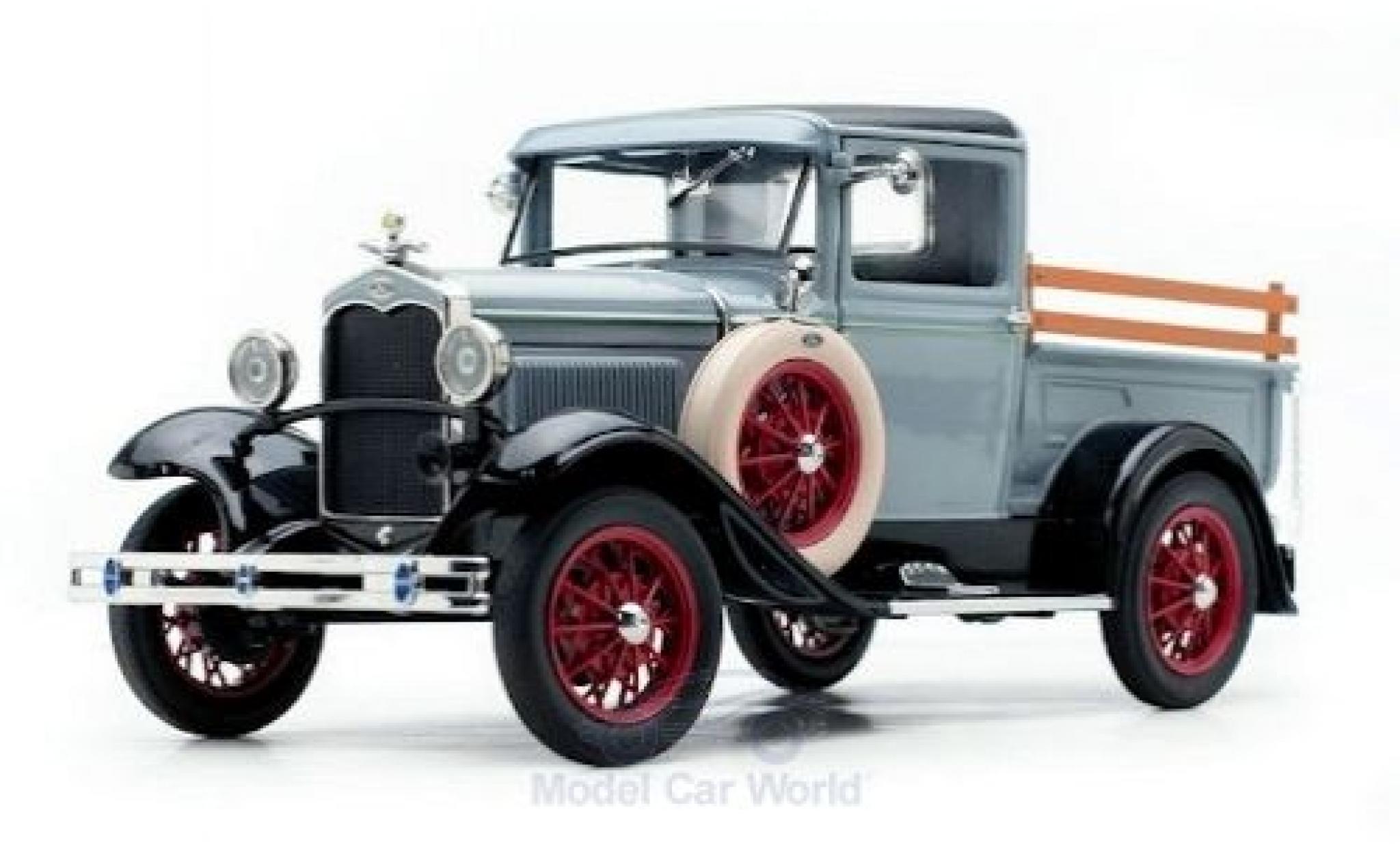 Ford Model A 1/18 Sun Star Pick Up grigio/nero 1931 modellino in miniatura
