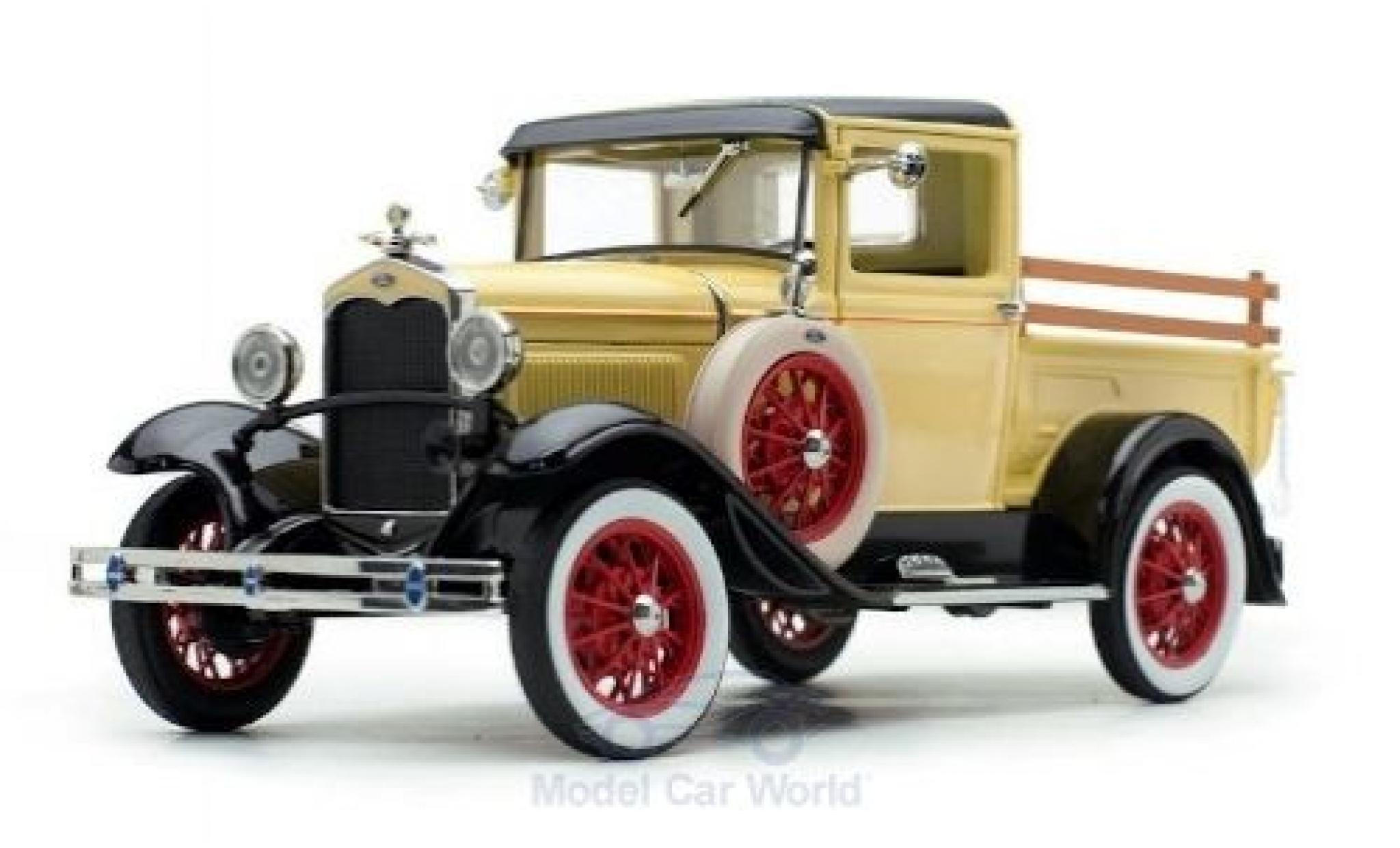 Ford Model A 1/18 Sun Star Pick Up giallo/nero 1931 modellino in miniatura