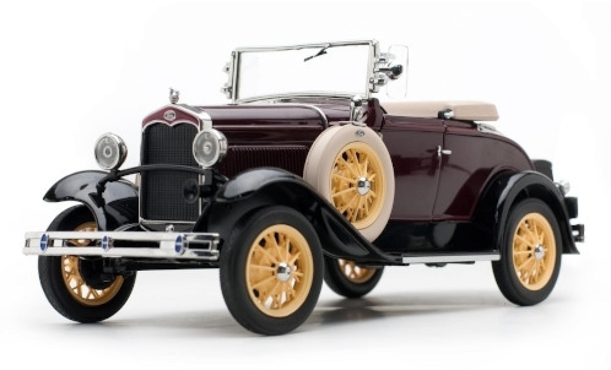 Ford Model A 1/18 Sun Star Roadster rosso 1931 modellino in miniatura