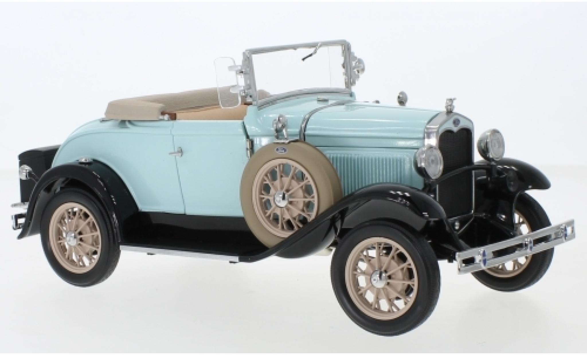 Ford Model A 1/18 Sun Star Roadster blu 1931 modellino in miniatura