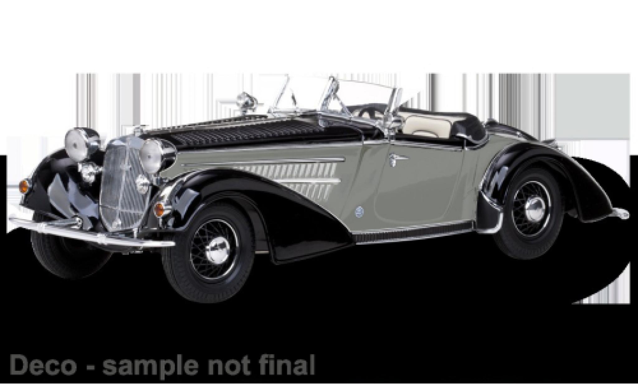 Horch 855 1/18 Sun Star Roadster schwarz/silber 1939 1:18 modellino in miniatura