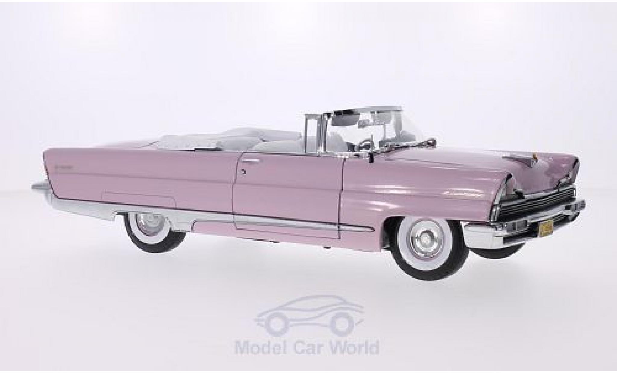 Lincoln Premiere 1/18 Sun Star Convertibile rosa 1956 Verdeck geöffnet modellino in miniatura
