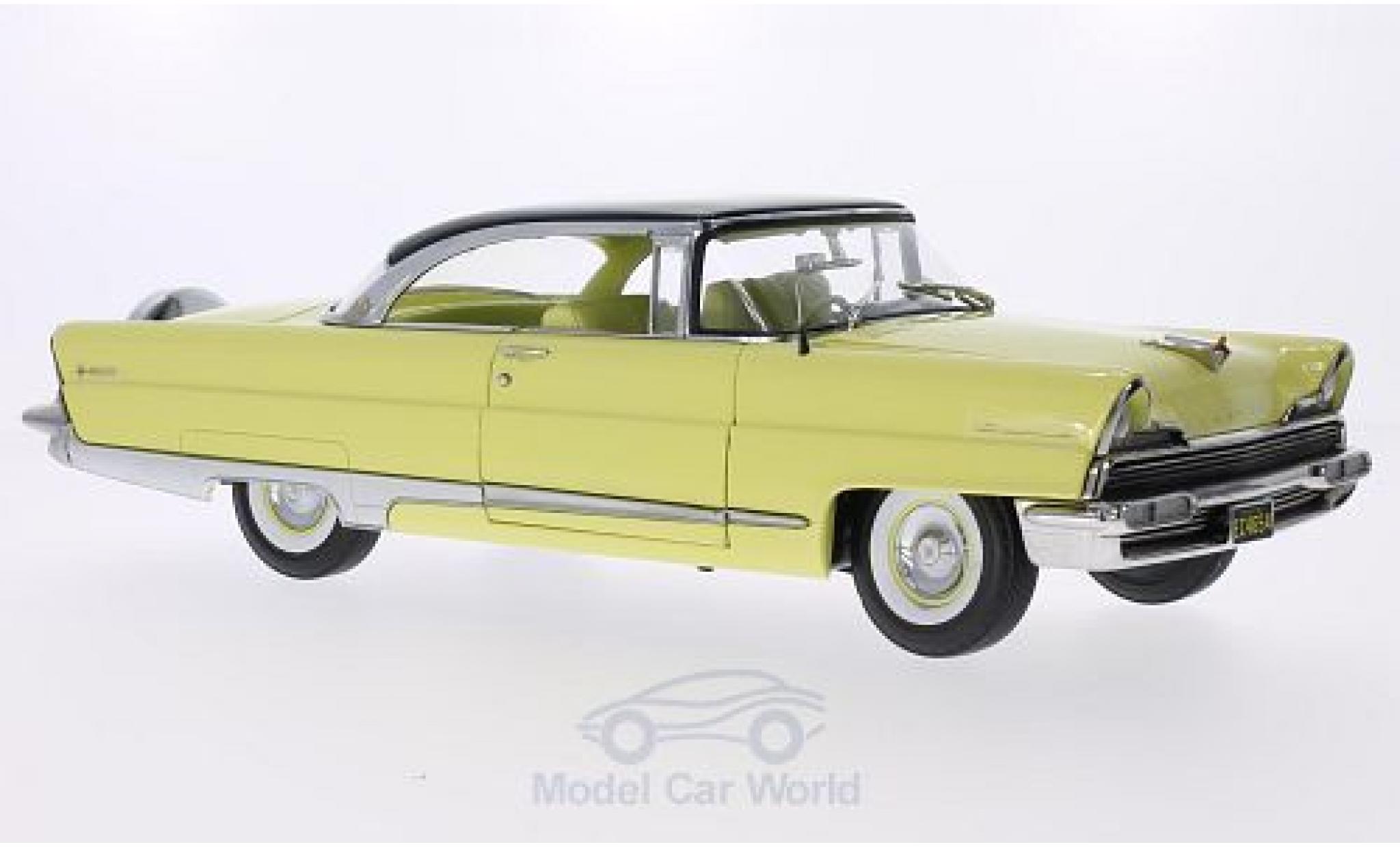 Lincoln Premiere 1/18 Sun Star Hardtop giallo/nero 1956 modellino in miniatura