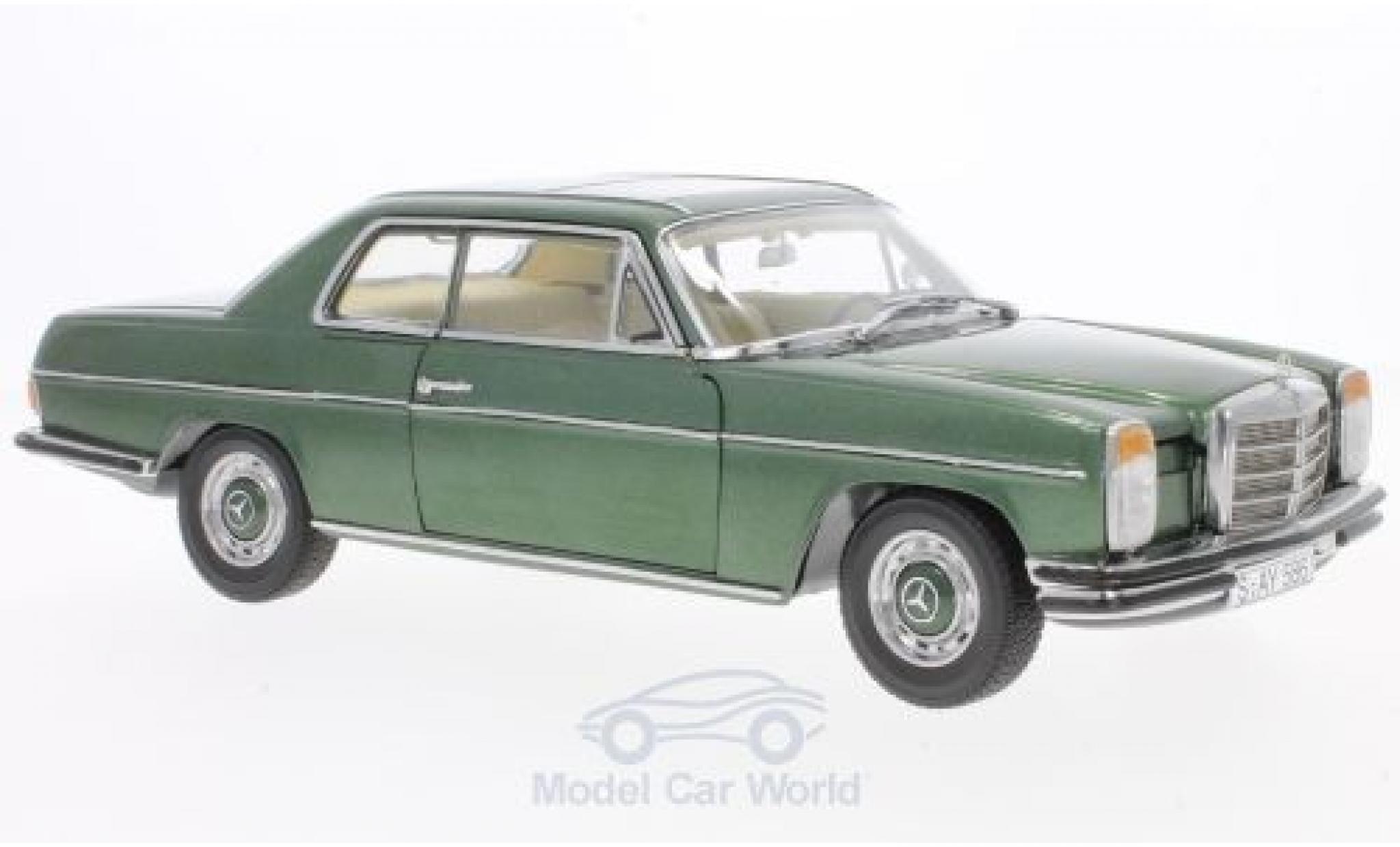 Mercedes 280 1/18 Sun Star C /8 (W 115) metallico verde 1973 modellino in miniatura