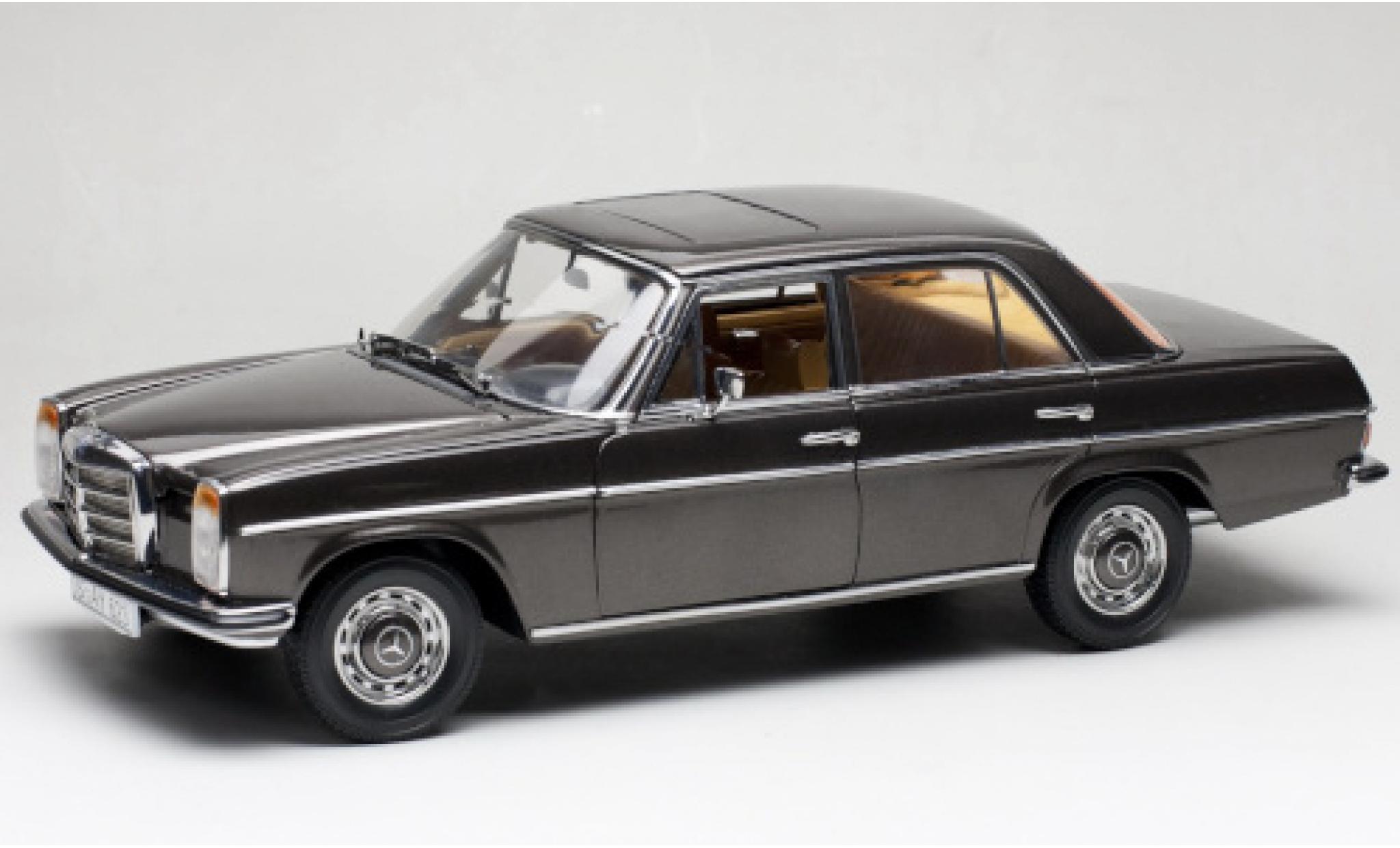 Mercedes Strich 1/18 Sun Star 8 Saloon metallico marroneee 1968 modellino in miniatura