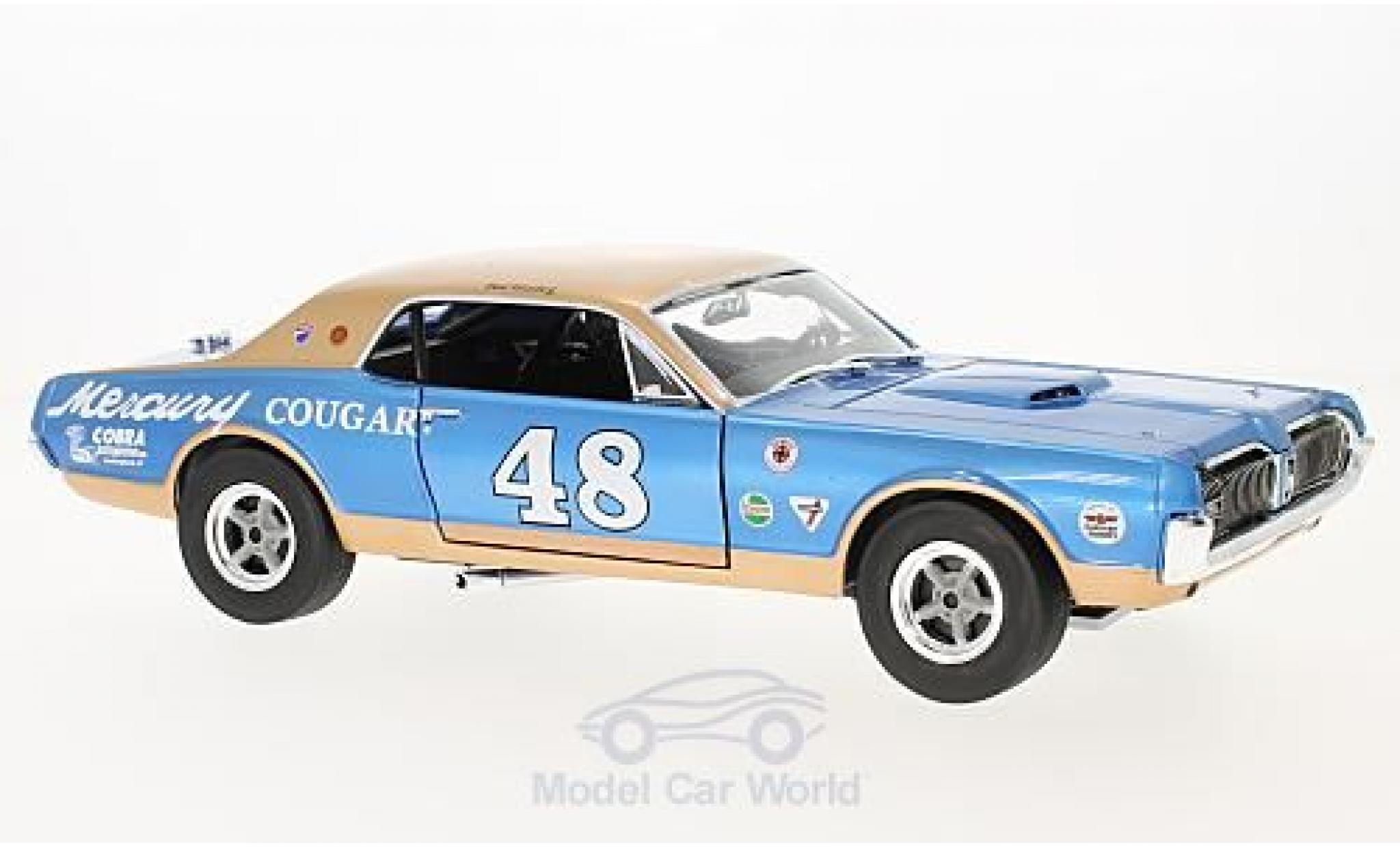 Mercury Cougar 1/18 Sun Star Racing No.48 Zippo US Vintage Grand Prix 2004 1967 S.Hackenson modellino in miniatura