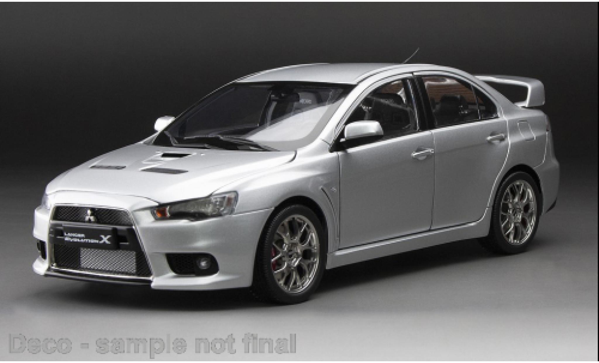 Mitsubishi Lancer 1/18 Sun Star Evolution X silber 1:18 modellino in miniatura