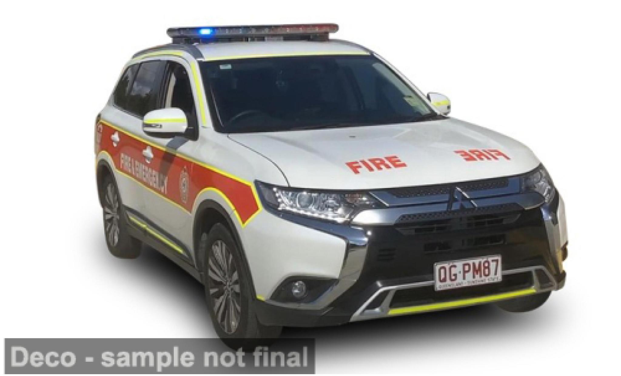 Mitsubishi Outlander 1/43 Sun Star 2019 Queensland Fire and Emergency Service 1:43 modellino in miniatura
