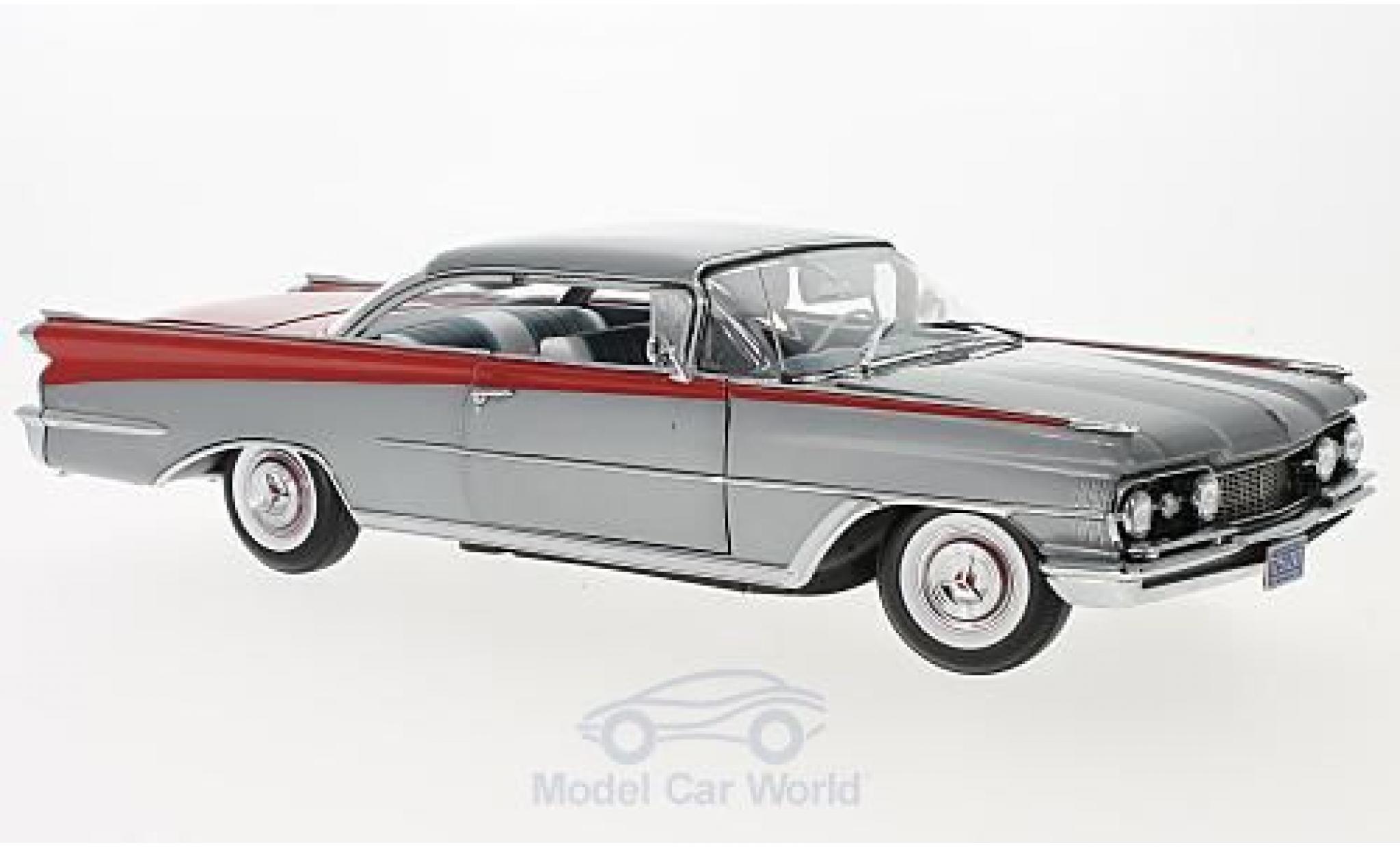 Oldsmobile 98 1/18 Sun Star HardTop metallico grigio/rosso 1959 modellino in miniatura