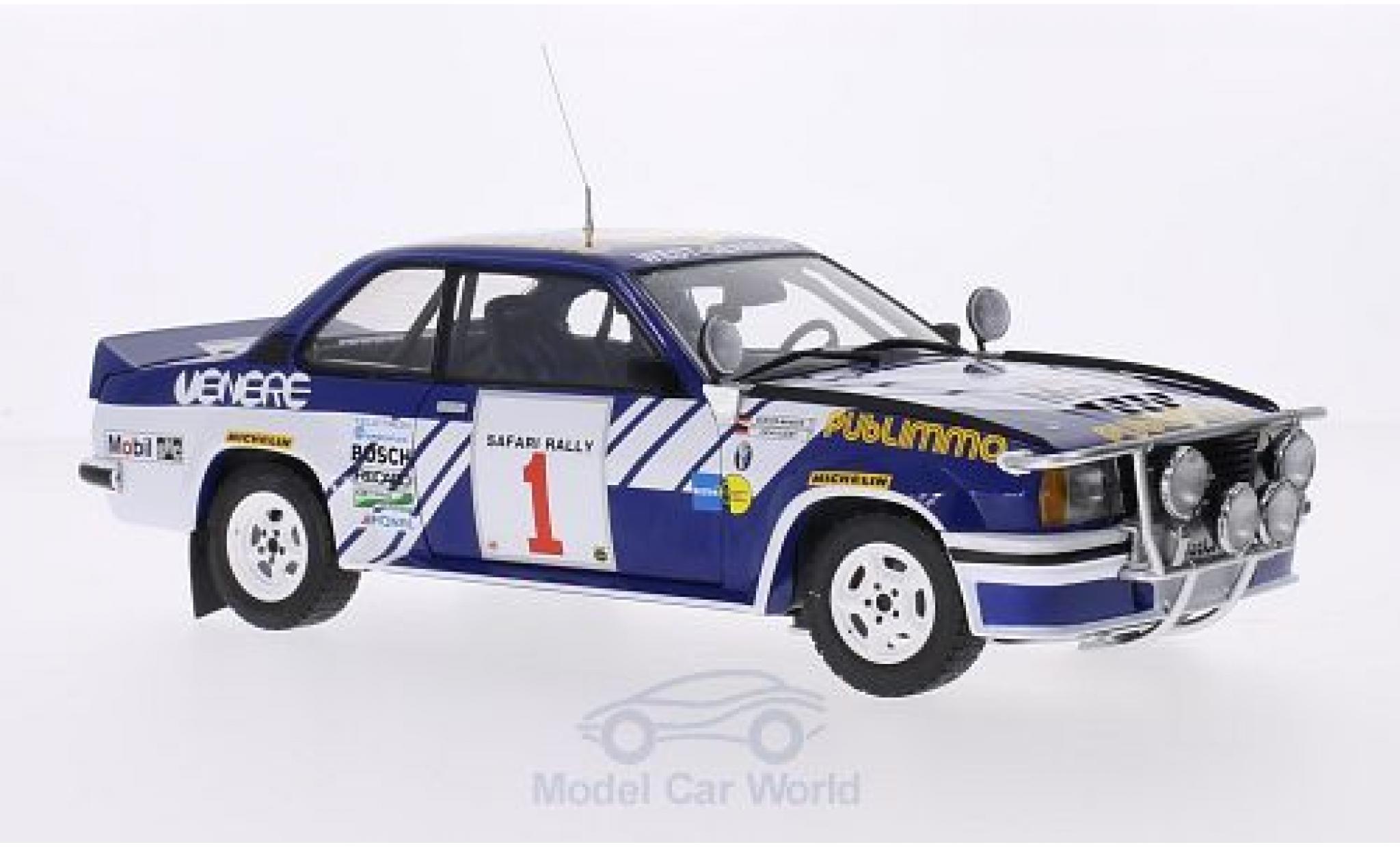 Opel Ascona C 1/18 Sun Star 400 Rally No.1 Venere/Publimmo Rallye WM Safari Rallye 1981 mit Decals J.Kleint/G.Wanger modellino in miniatura