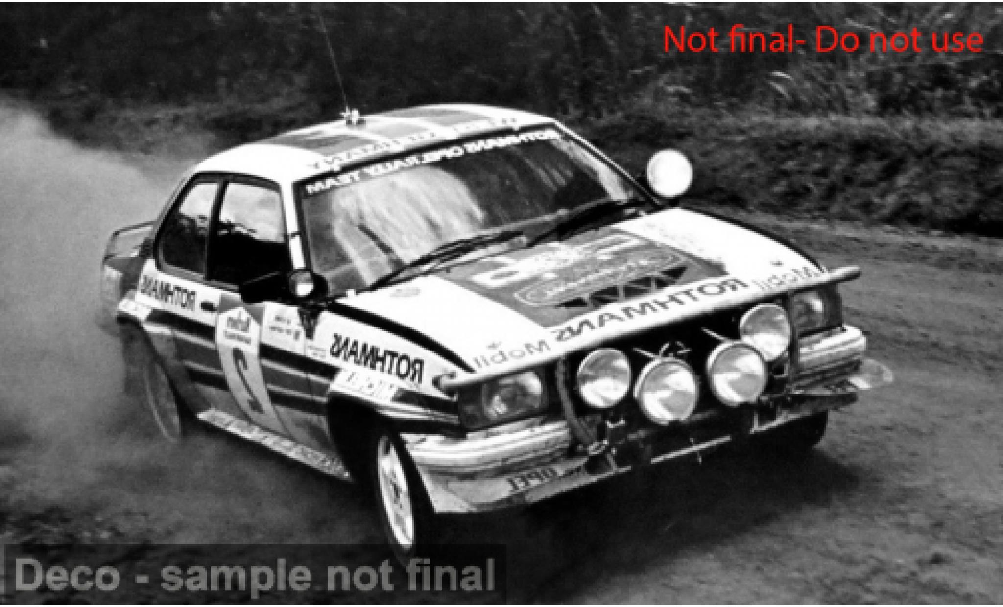 Opel Ascona 1/18 Sun Star 400 Safari Rally 1983 #2 1:18 modellino in miniatura