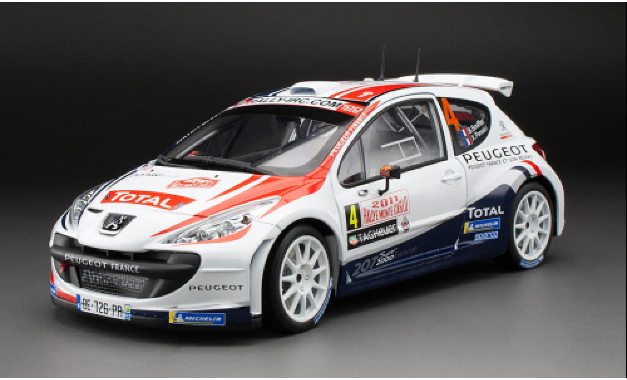 Peugeot 207 1/18 Sun Star S2000 No.4 Rallye WM Rallye Monte Carlo 2011 1:18 modellino in miniatura