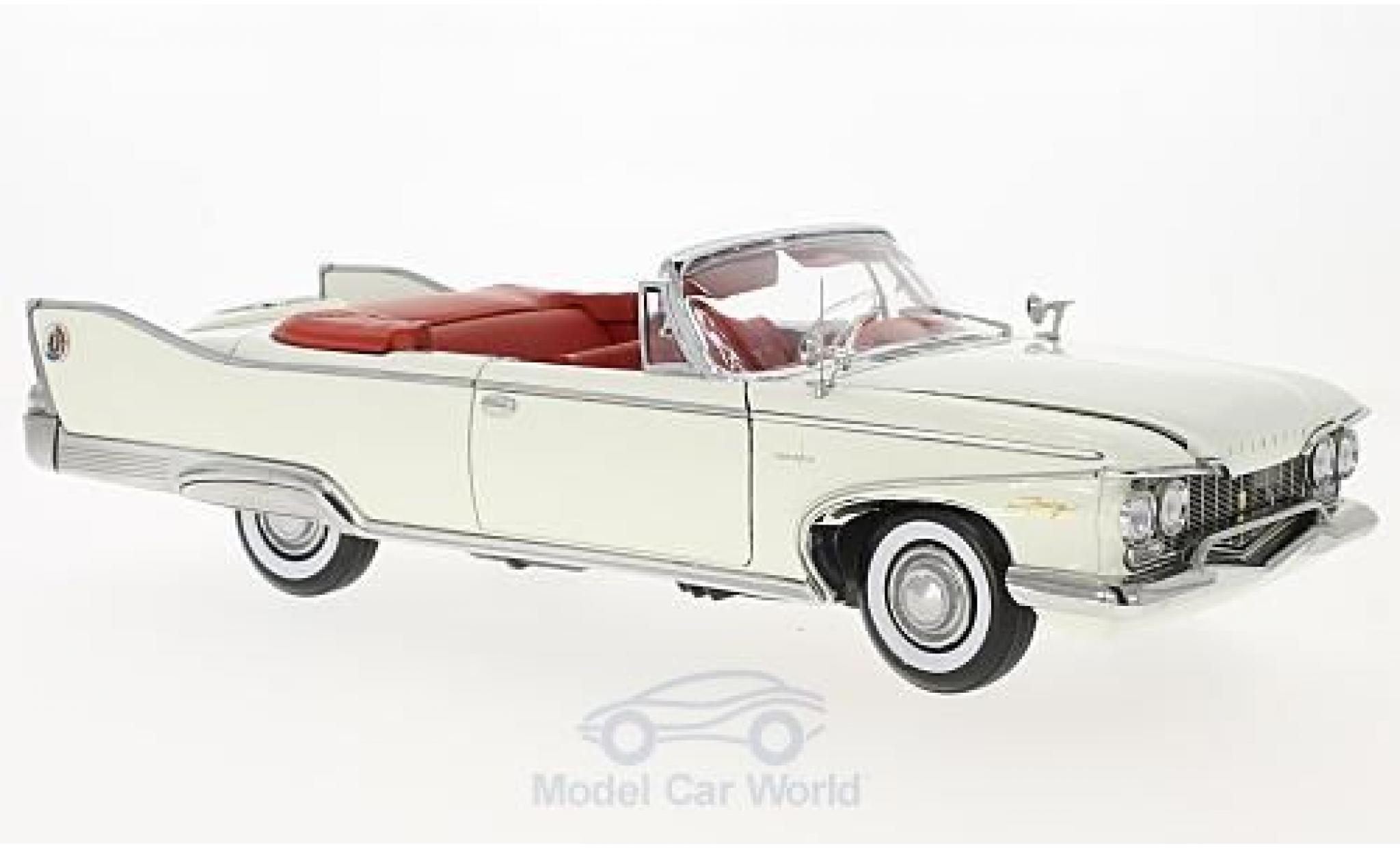 Plymouth Fury 1/18 Sun Star Convertibile bianco 1960 modellino in miniatura