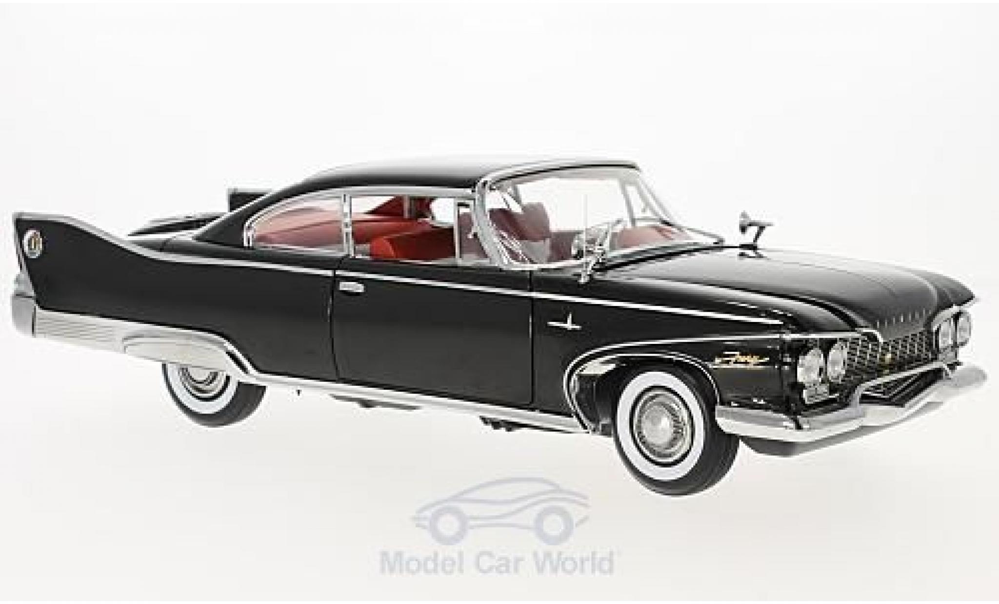 Plymouth Fury 1/18 Sun Star Hard Top nero 1960 modellino in miniatura