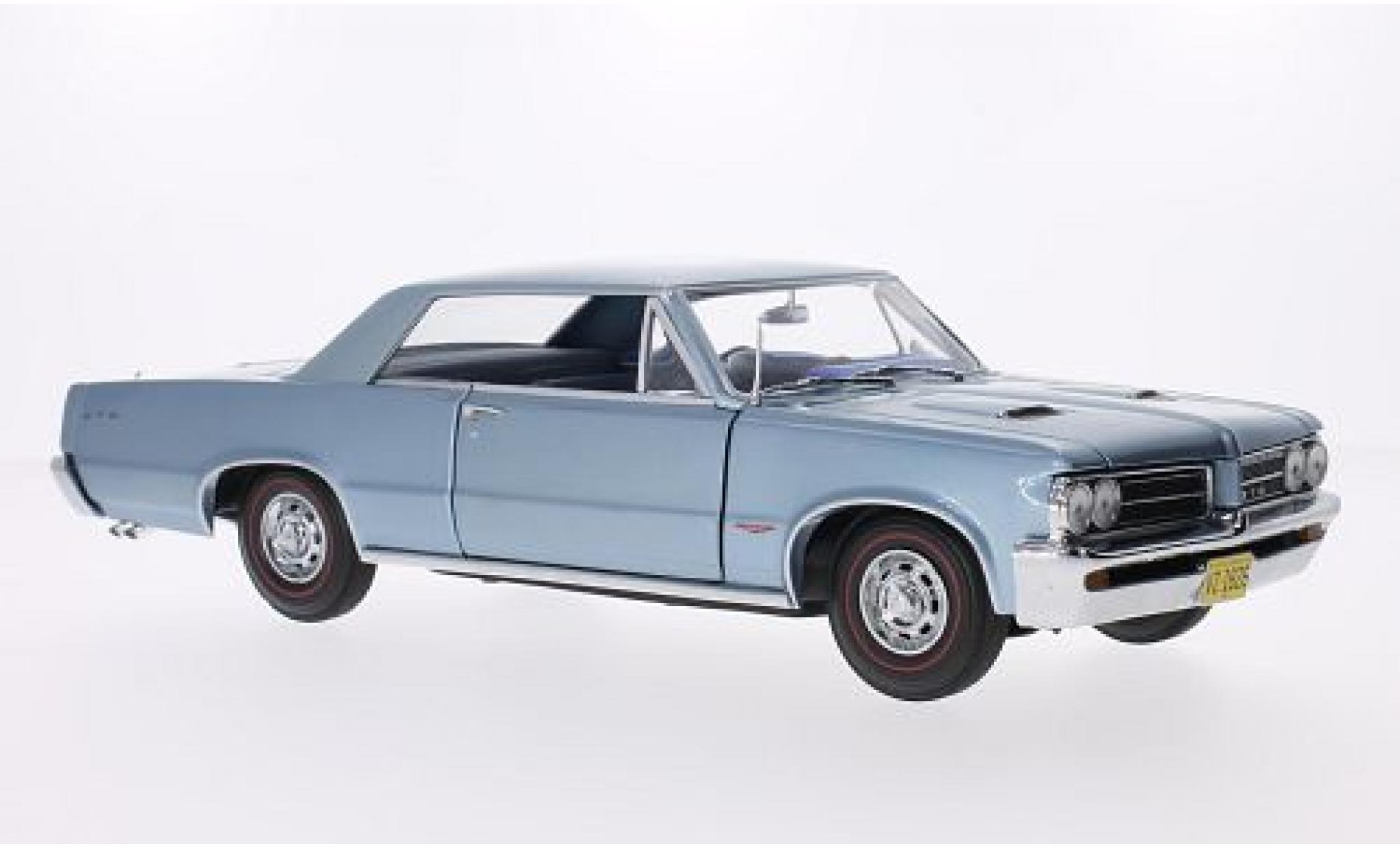 Pontiac GTO 1/18 Sun Star metallico blu 1964 modellino in miniatura