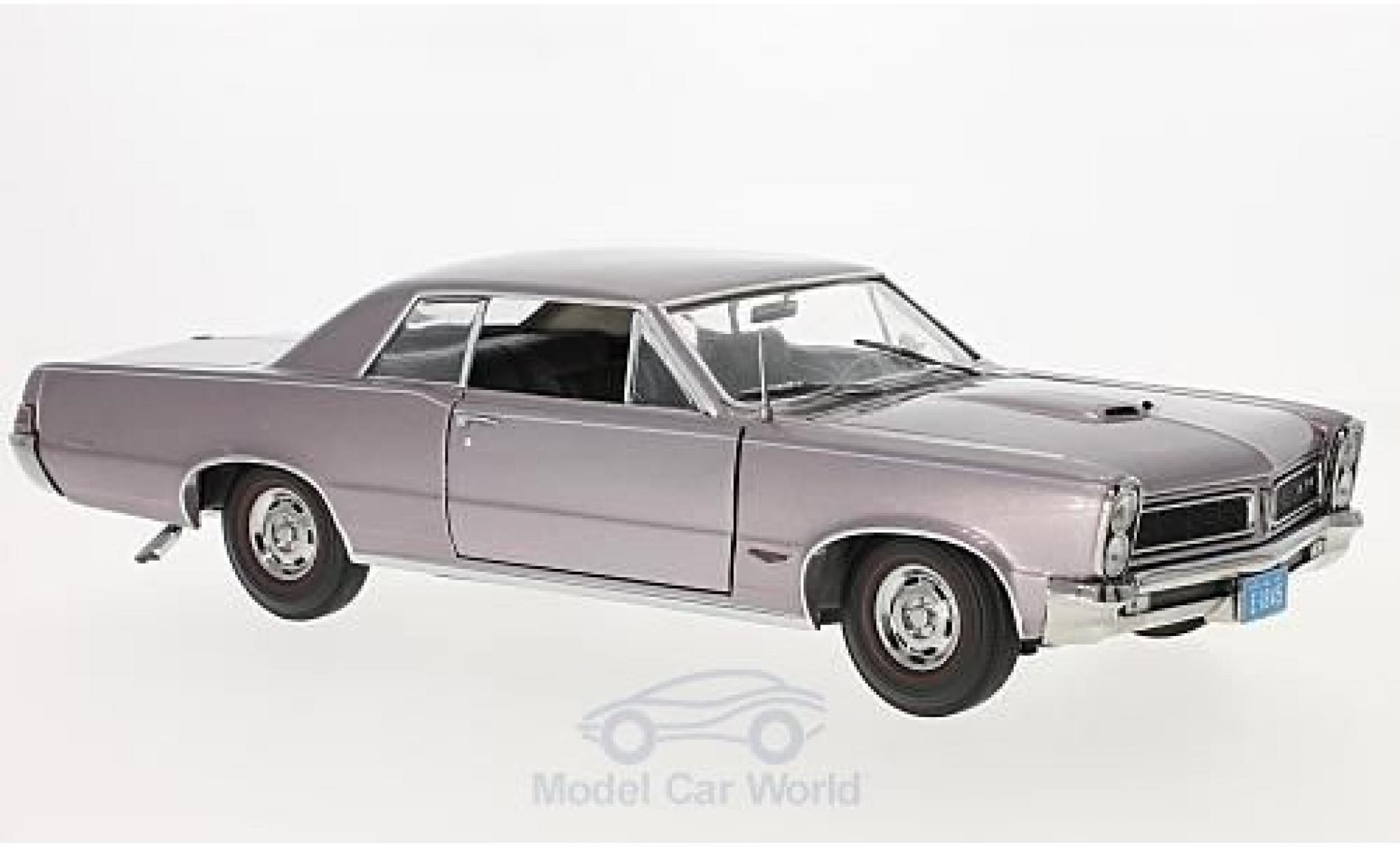 Pontiac GTO 1/18 Sun Star metallico lila 1965 modellino in miniatura