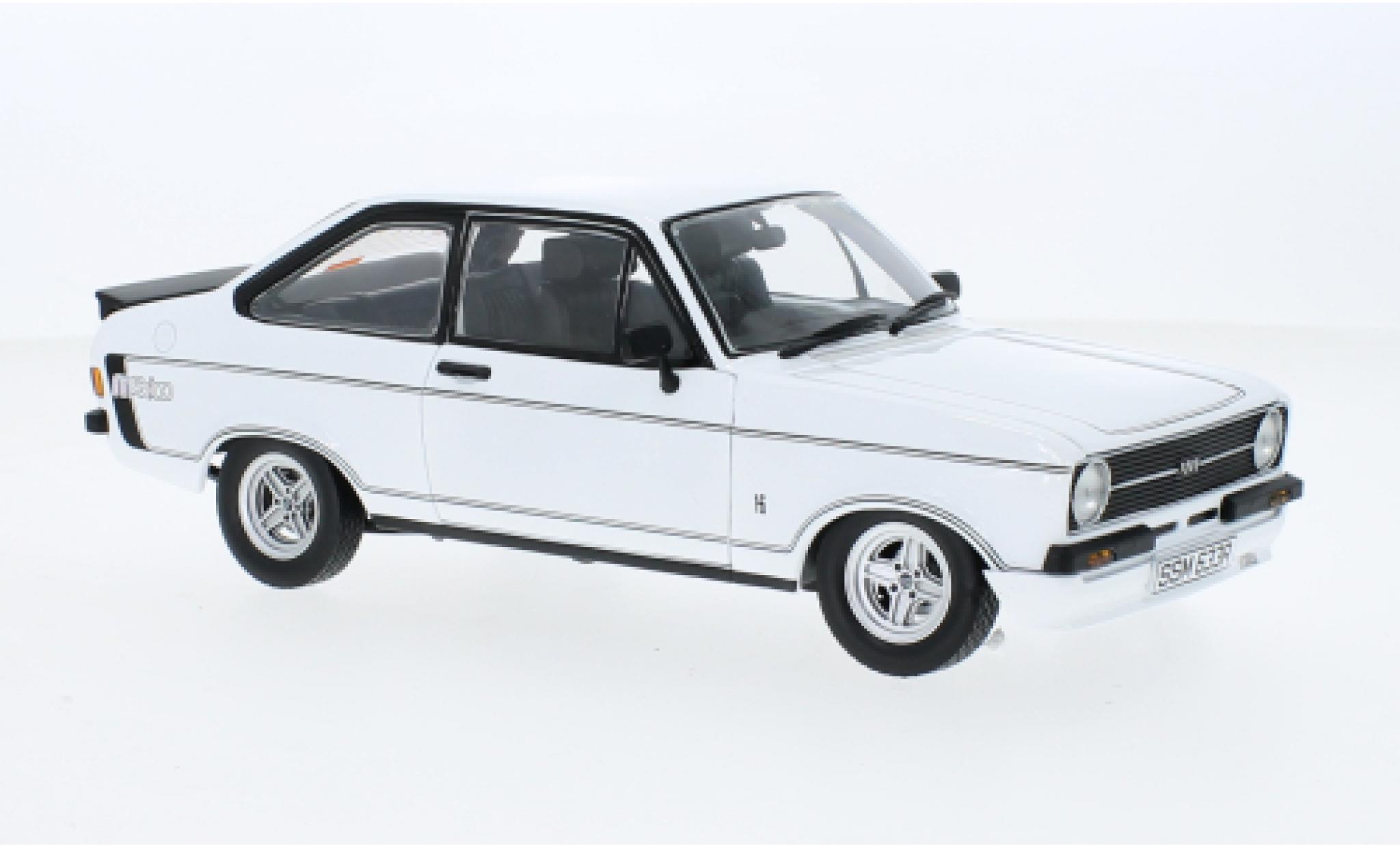 Ford Escort 1/18 Sun Star MkII Mexico bianco RHD 1976 modellino in miniatura