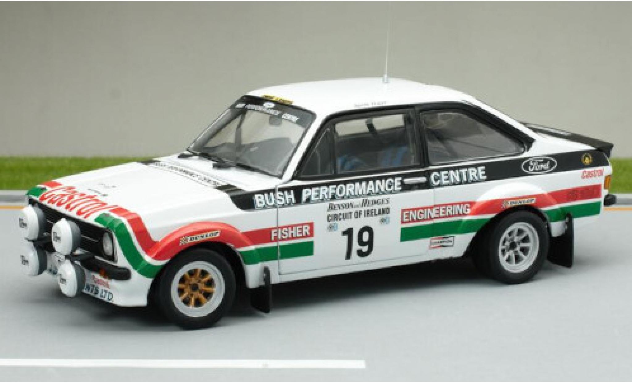 Ford Escort 1/18 Sun Star MkII RS1800 No.19 Castrol Rally Irland 1979 modellino in miniatura