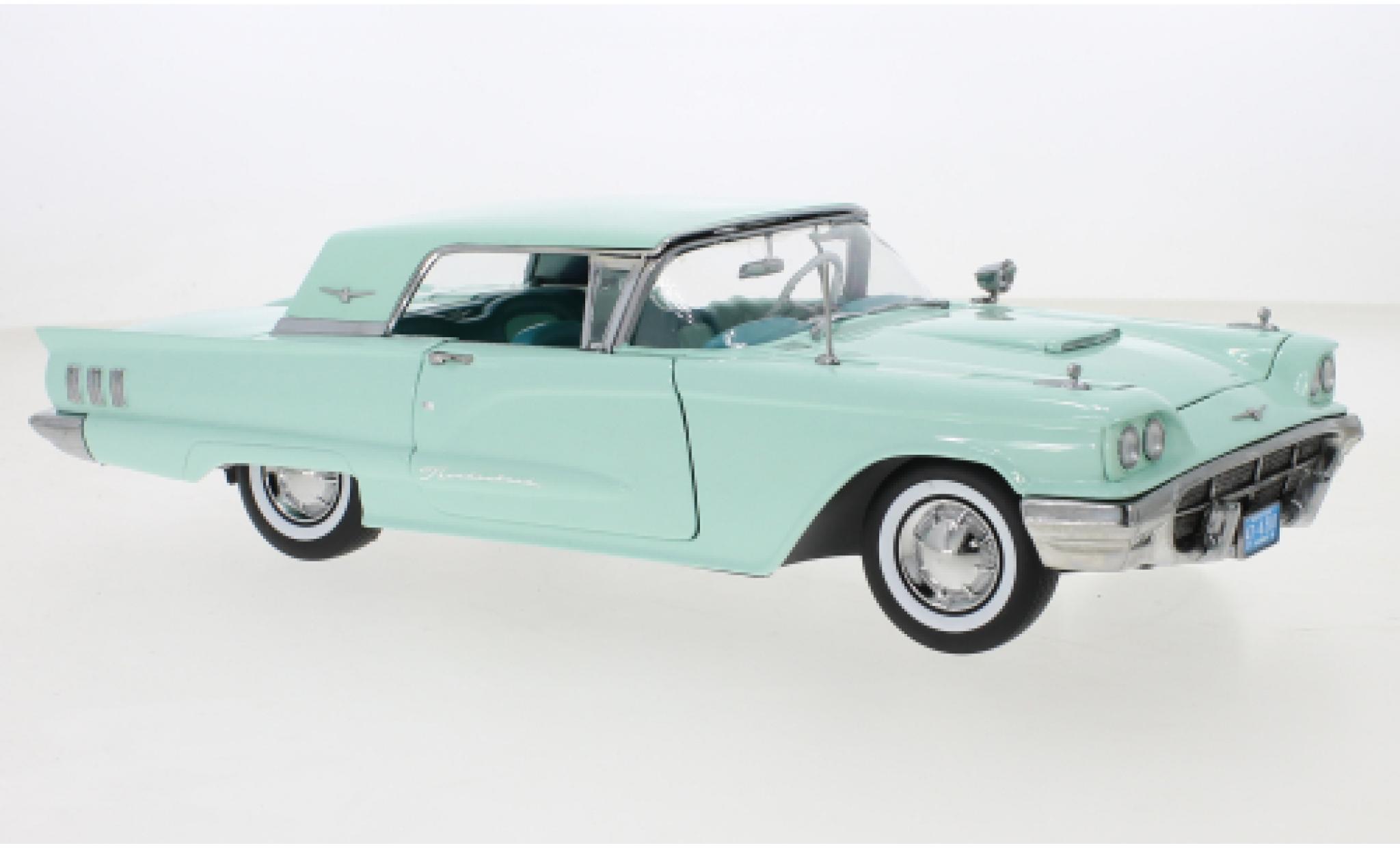 Ford Thunderbird 1/18 Sun Star HardTop Coupe verde 1960 modellino in miniatura