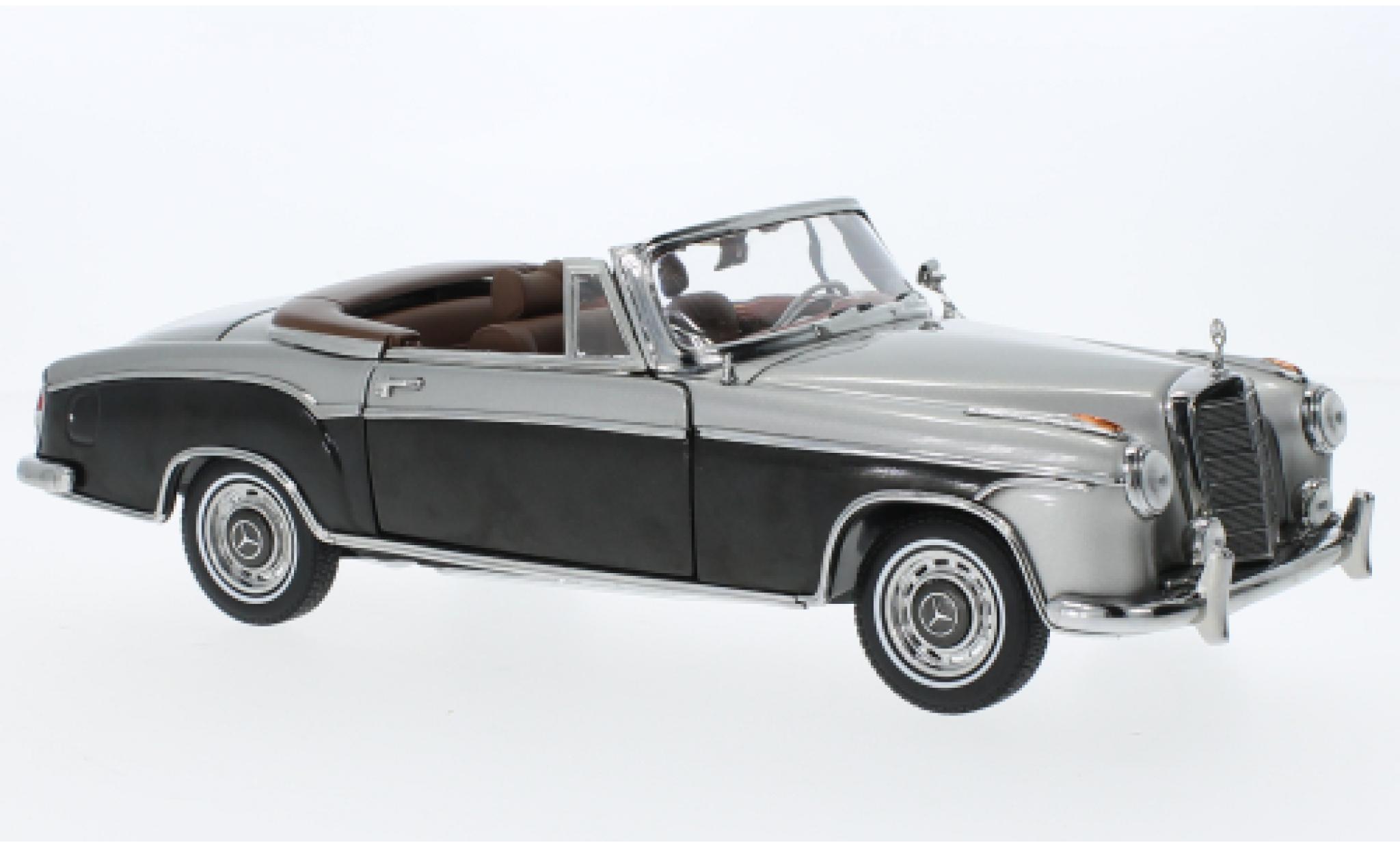 Mercedes 220 1/18 Sun Star SE cabriolet (W128) grigio/grau 1960 modellino in miniatura
