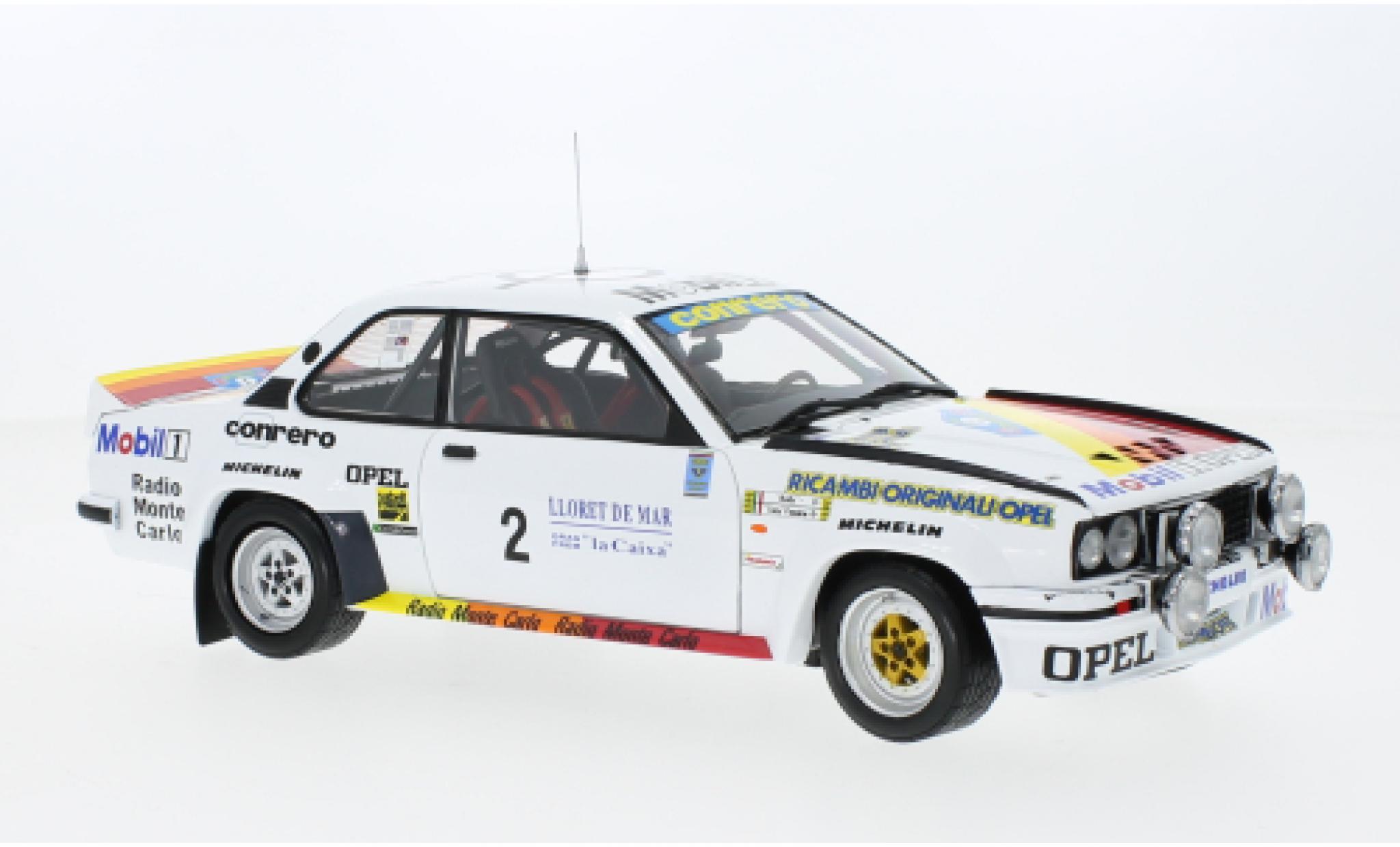 Opel Ascona 1/18 Sun Star B 400 No.2 Conrero Squadra Corse Rallye WM Rally Costa Brava 1982 modellino in miniatura