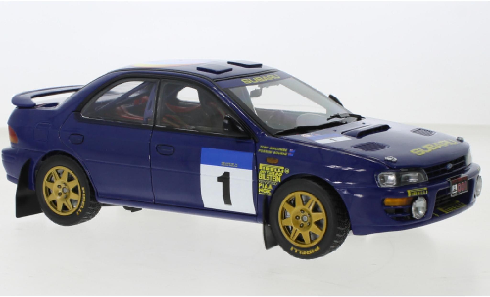 Subaru Impreza 1/18 Sun Star 555 No.1 Rallye Hong Kong - Peking 1994 modellino in miniatura