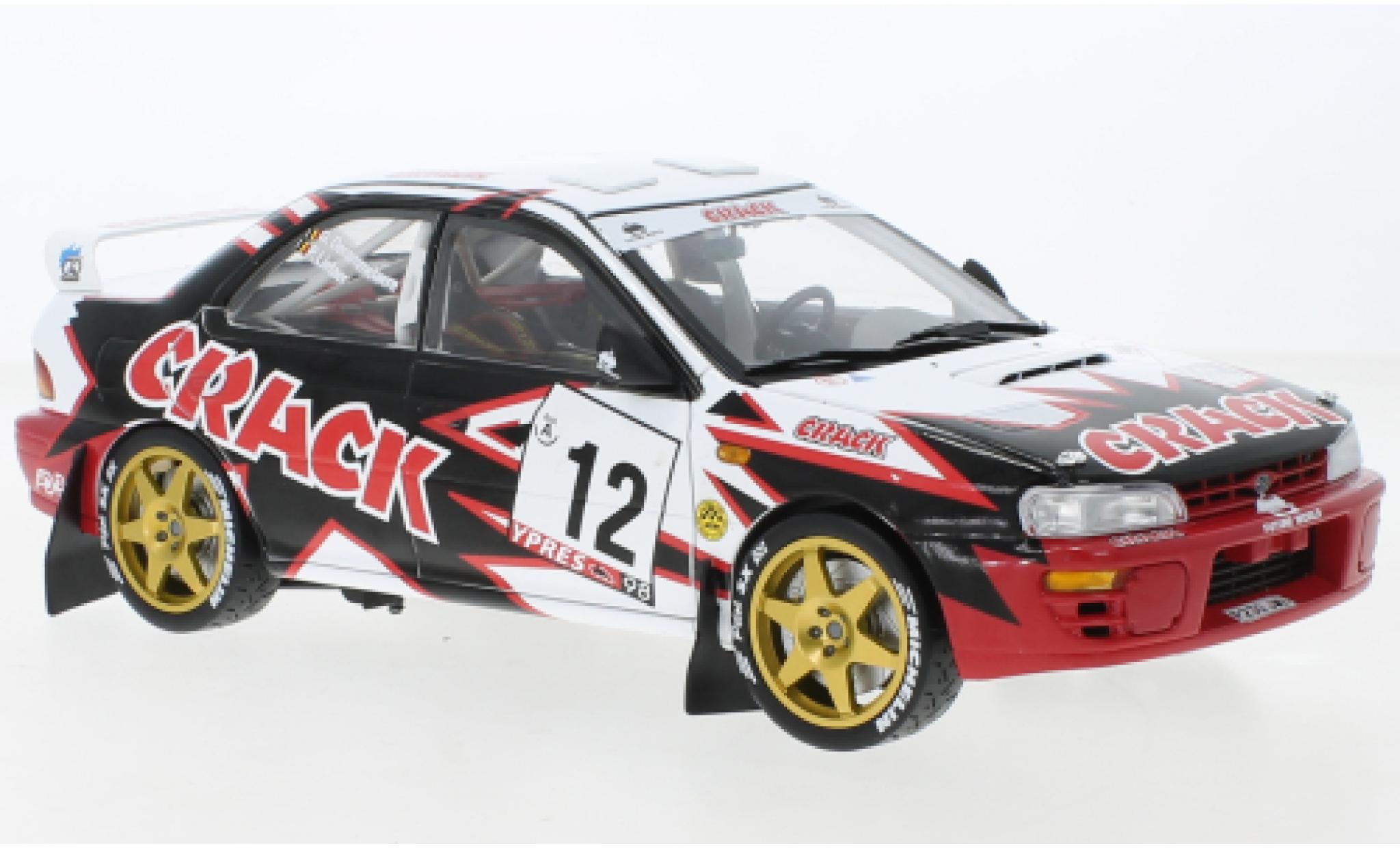 Subaru Impreza 1/18 Sun Star 555 No.12 Crack Rally Ypern 1998 modellino in miniatura