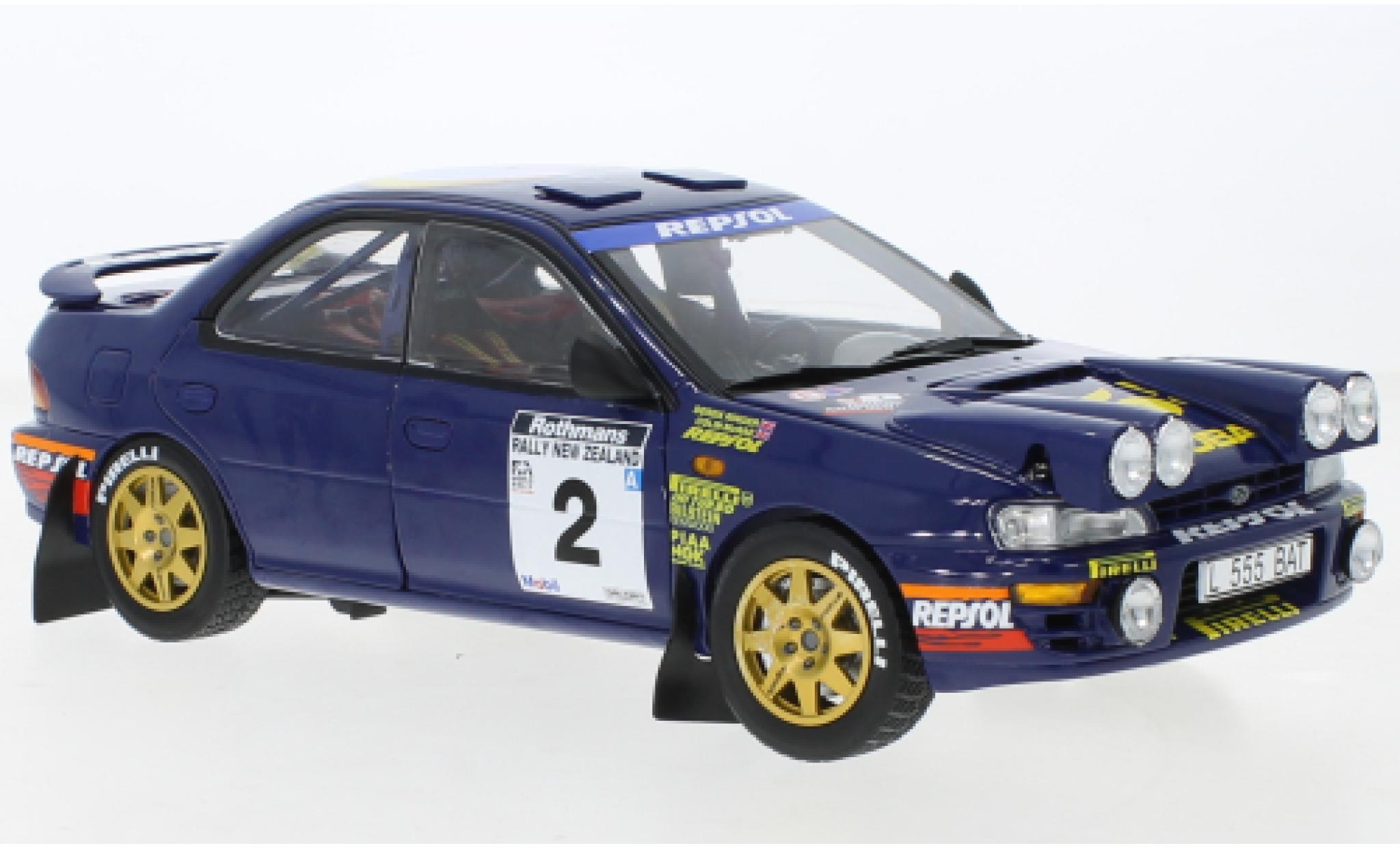Subaru Impreza 1/18 Sun Star 555 No.2 Rally Neuseeland 1994 modellino in miniatura