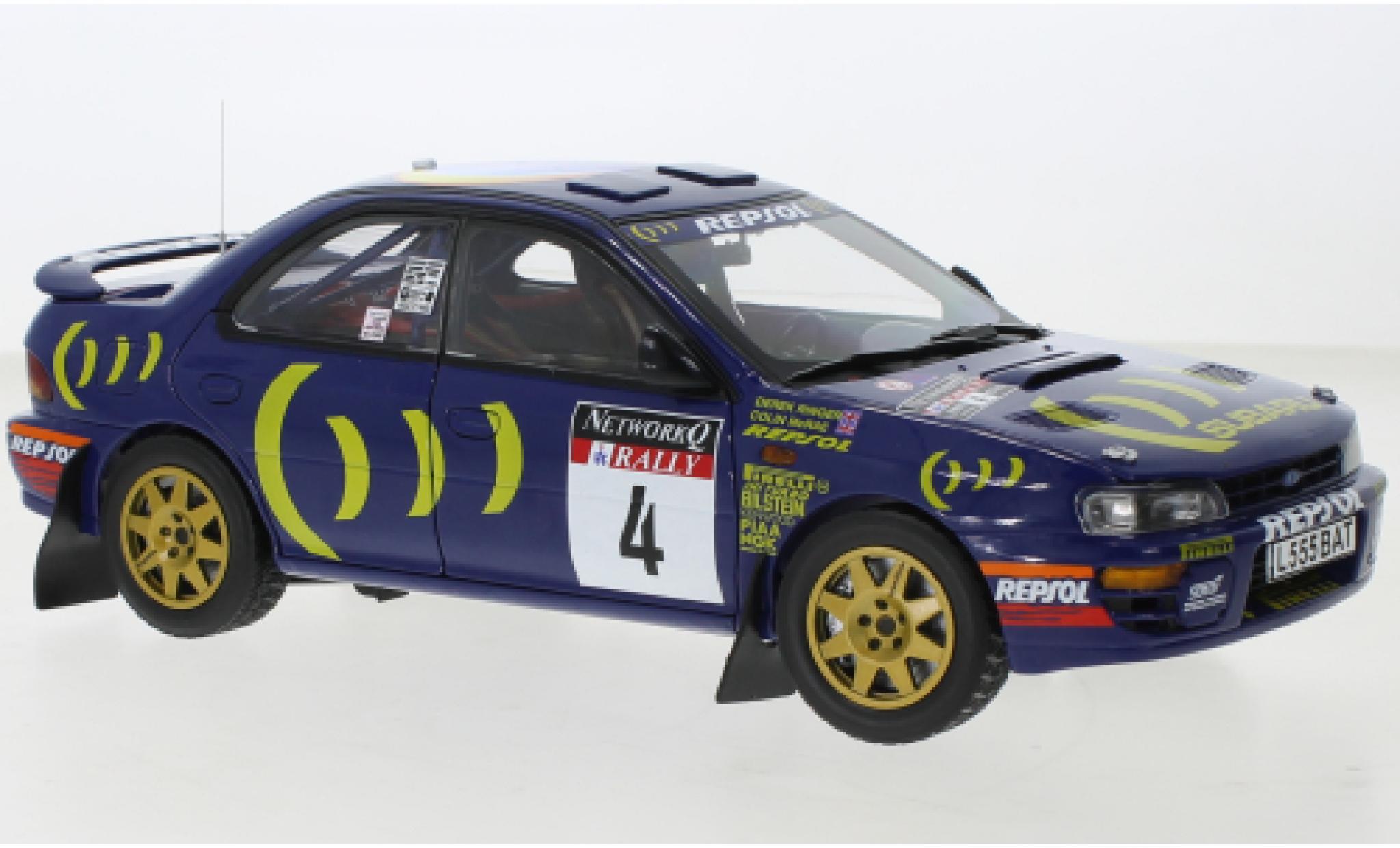 Subaru Impreza 1/18 Sun Star 555 No.4 Rallye WM RAC Rallye 1995 modellino in miniatura