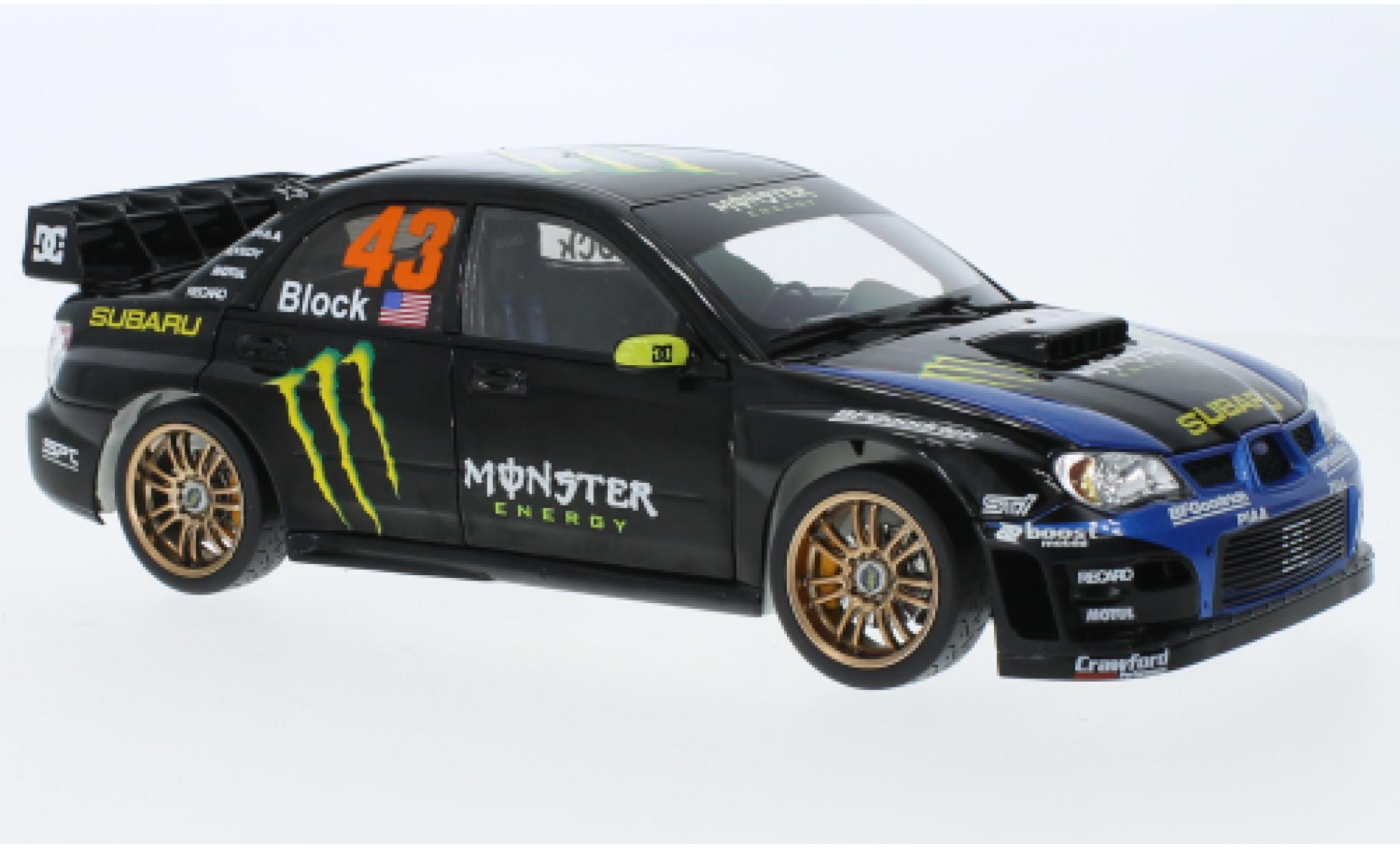Subaru Impreza 1/18 Sun Star WRC06 Monstre Gymkhana 2008 modellino in miniatura