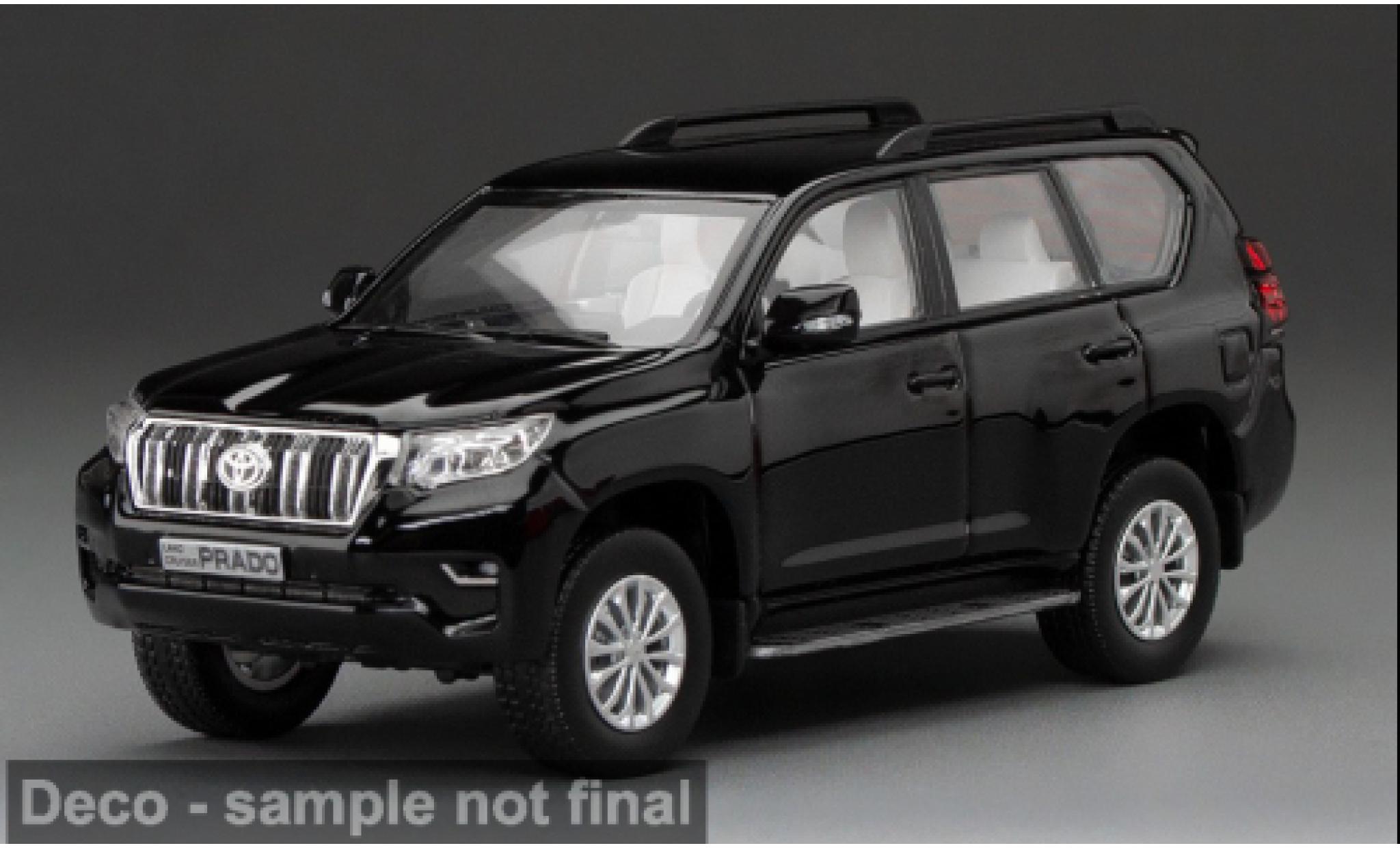 Toyota Land Cruiser 1/43 Sun Star Prado schwarz 2018 1:43 modellino in miniatura