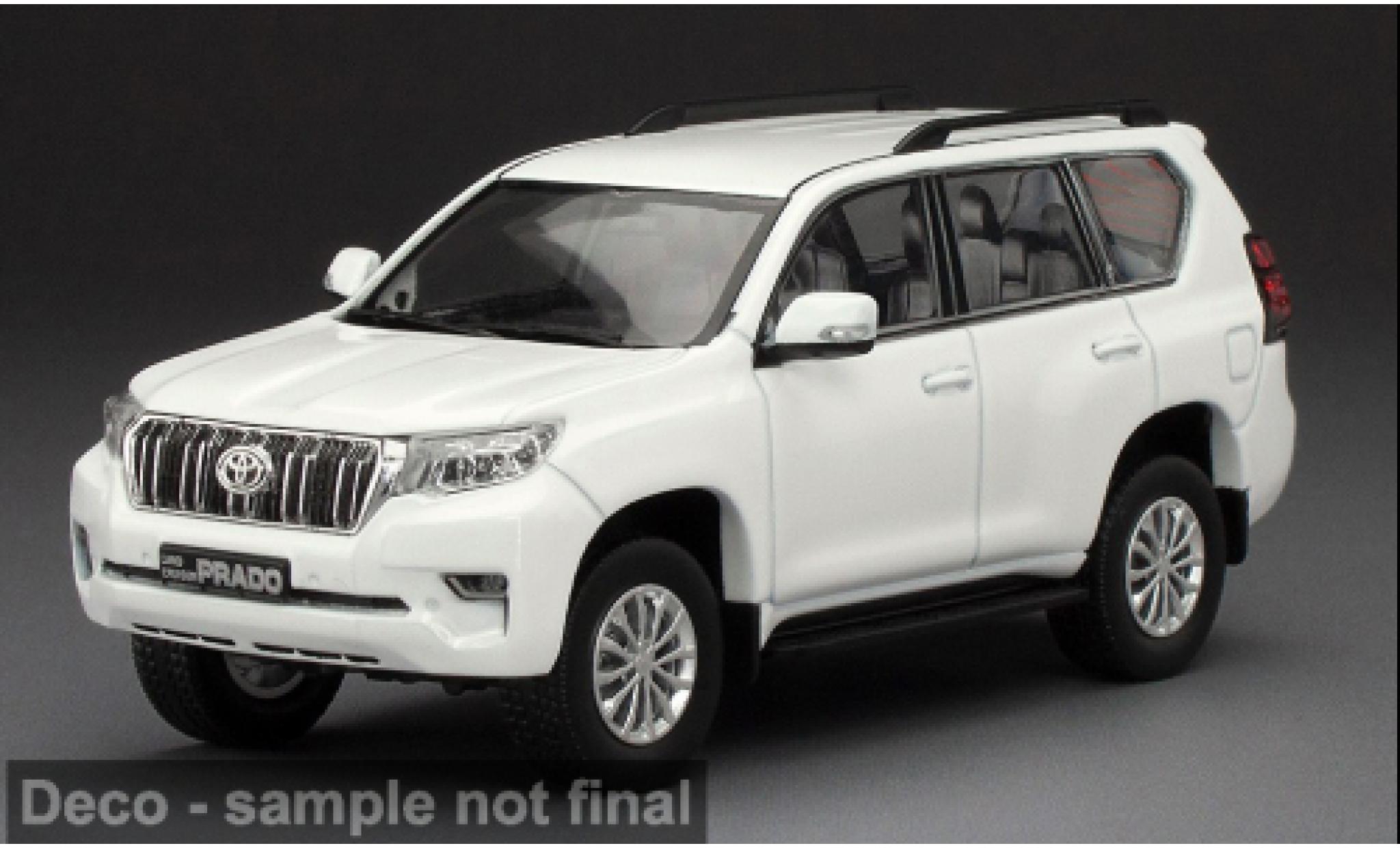 Toyota Land Cruiser 1/43 Sun Star Prado weiss 2018 1:43 modellino in miniatura