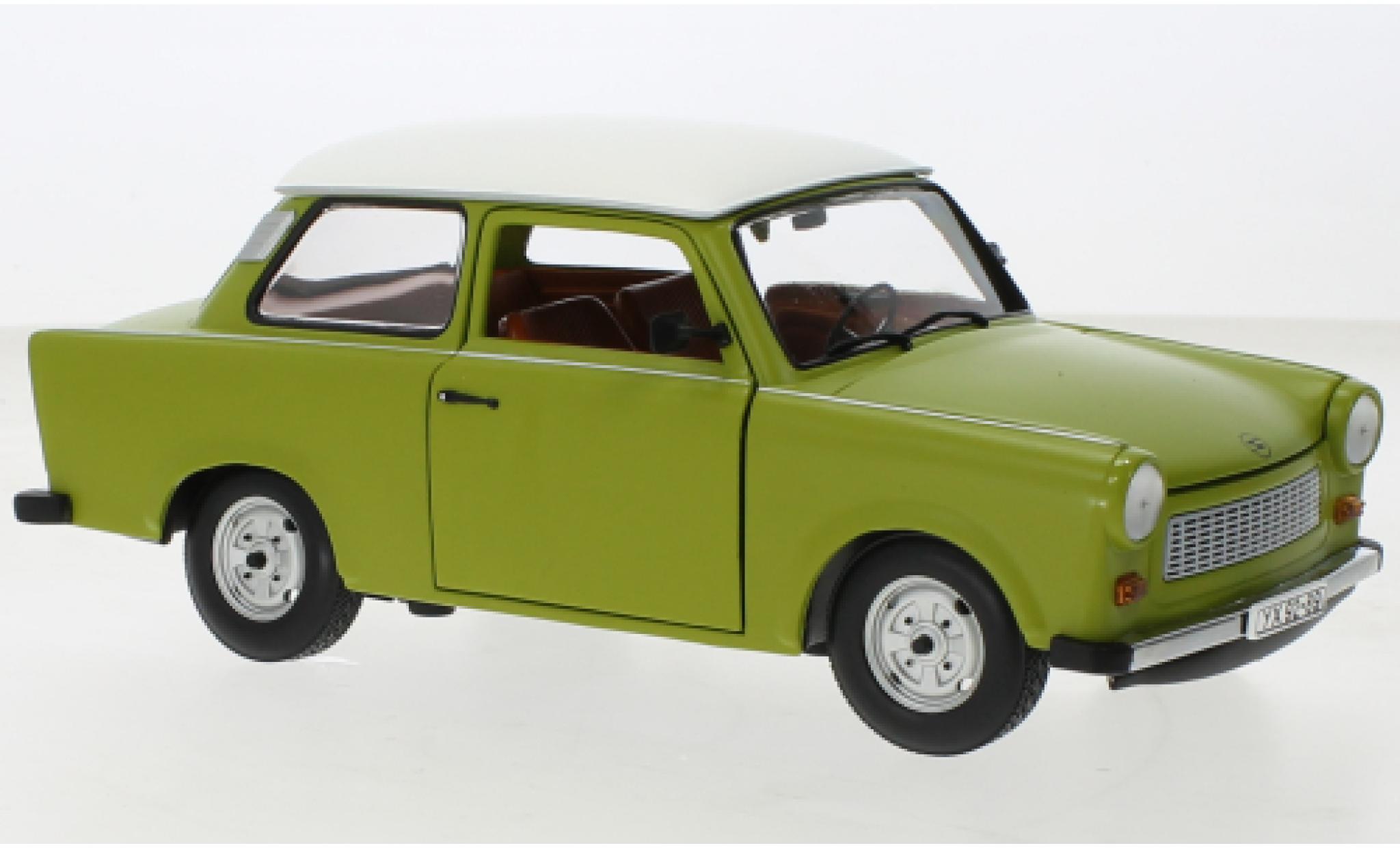 Trabant 601 1/18 Sun Star grün/weiss 1:18 modellino in miniatura