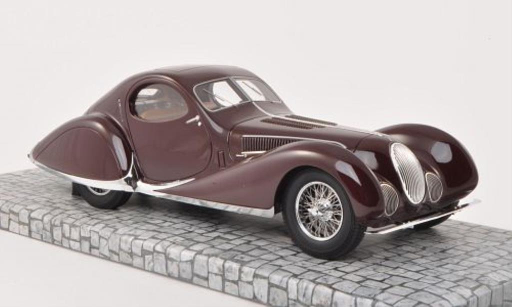 Talbot Lago 1/18 Minichamps T 150-C-SS Coupe rosso 1937 modellino in miniatura
