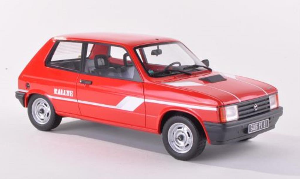 Talbot Samba 1/18 Ottomobile Rallye rosso modellino in miniatura