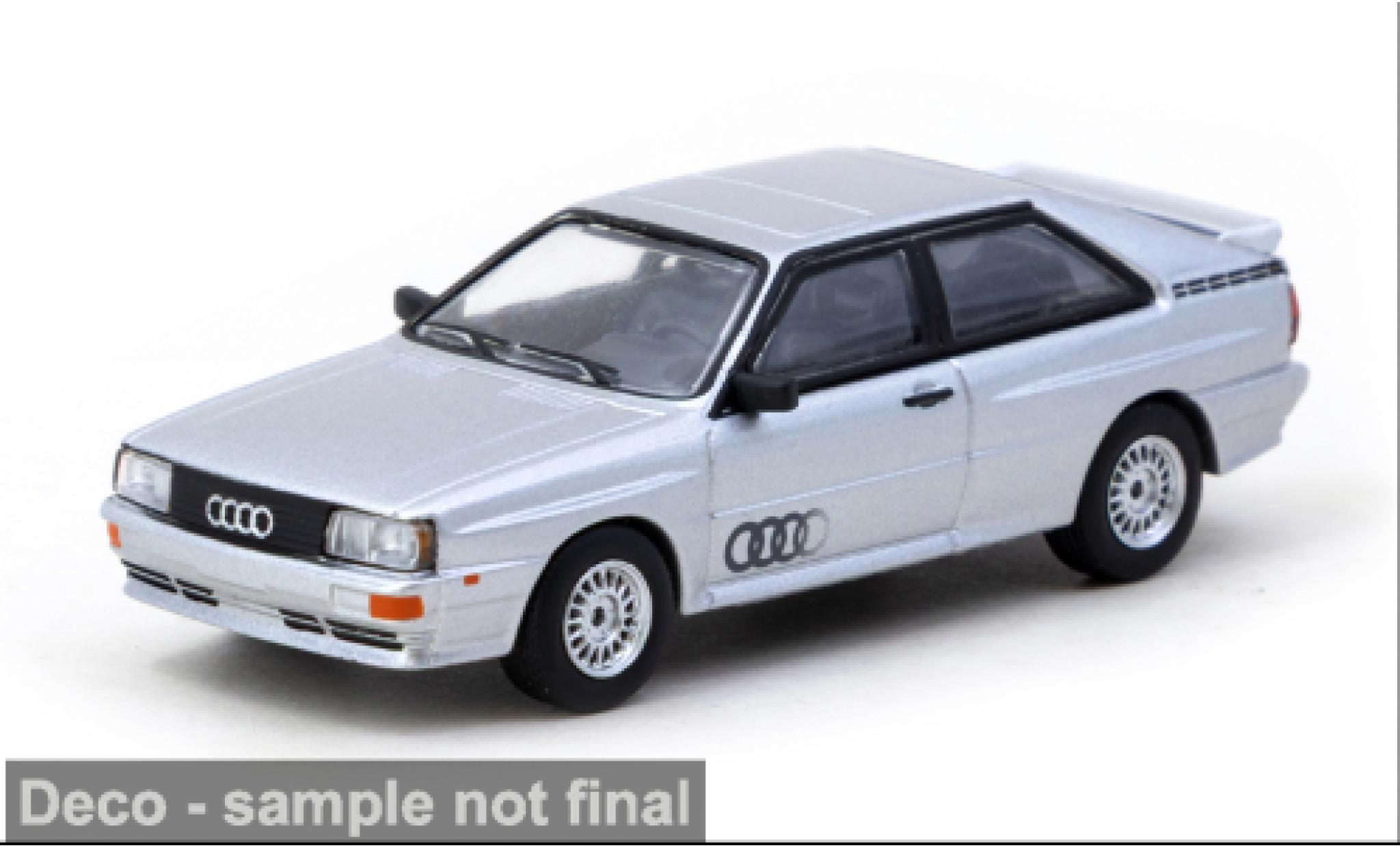 Audi Quattro 1/64 Tarmac Works quattro silber 1980 1:64 modellino in miniatura