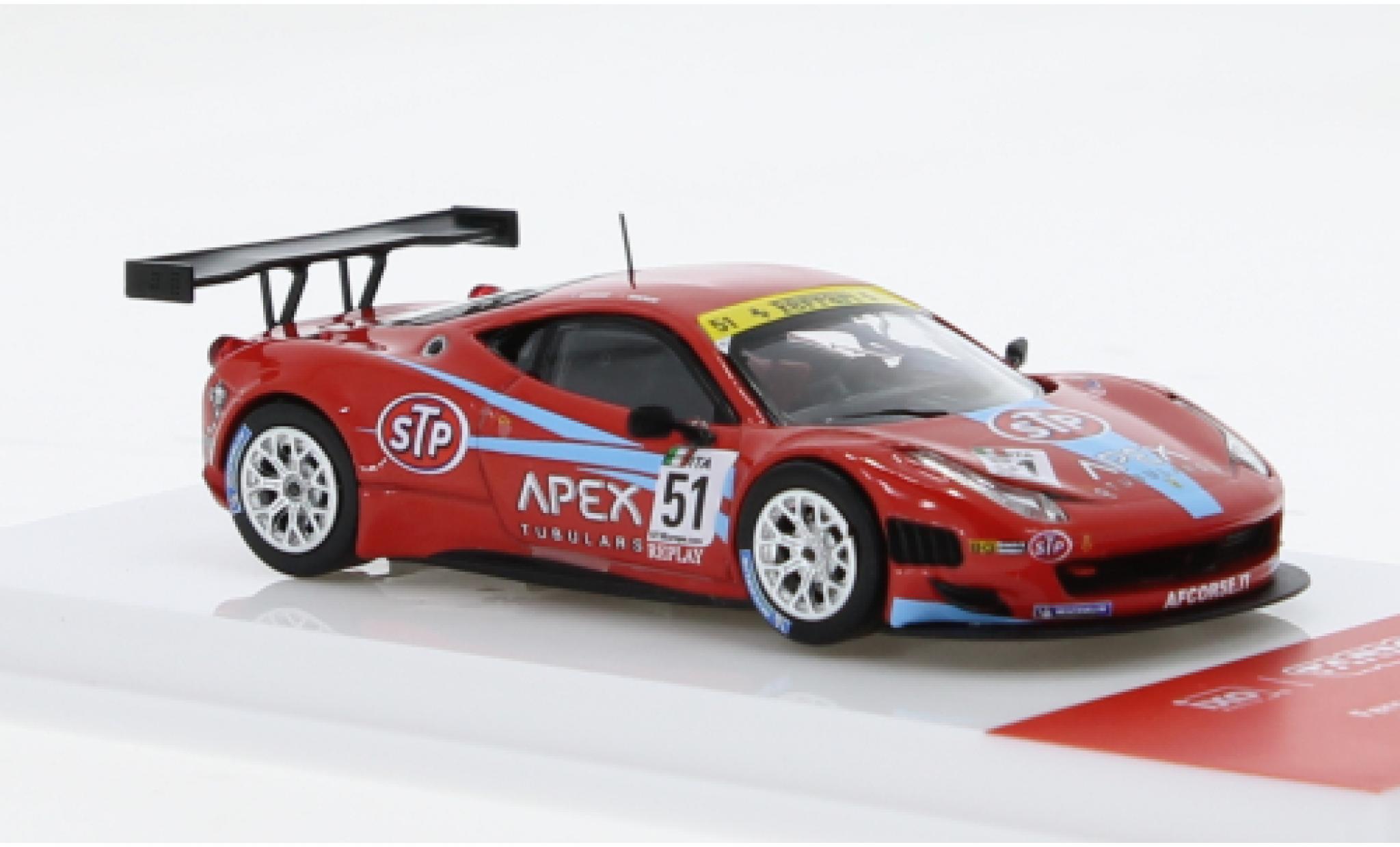 Ferrari 458 1/64 Tarmac Works Italia GT3 No.51 FIA GT3 2011 1:64 modellino in miniatura