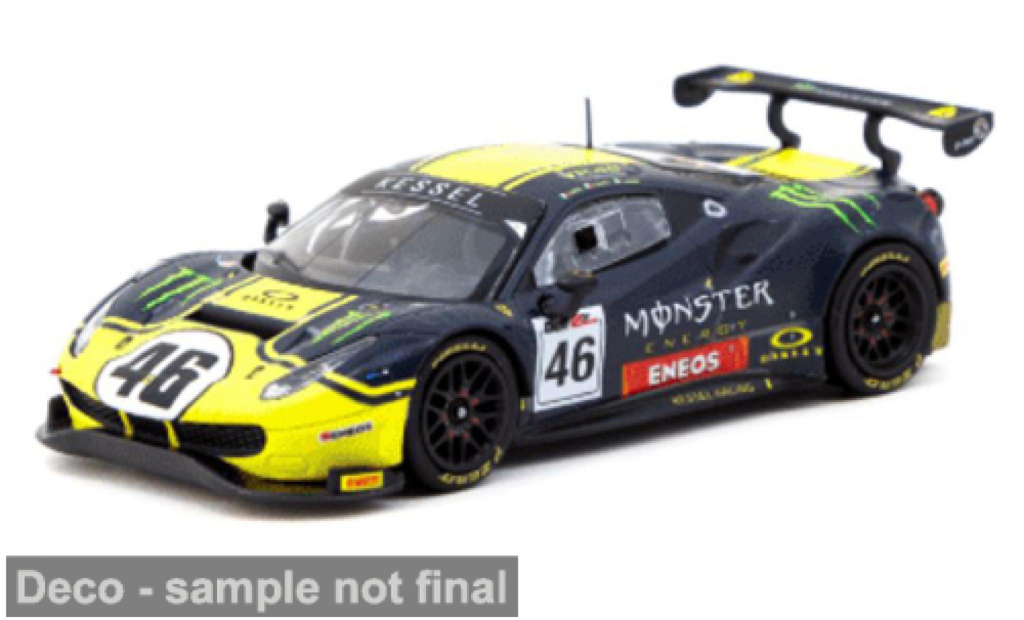 Ferrari 488 1/64 Tarmac Works GT3 12h Gulf 2019 #46 1:64 modellino in miniatura