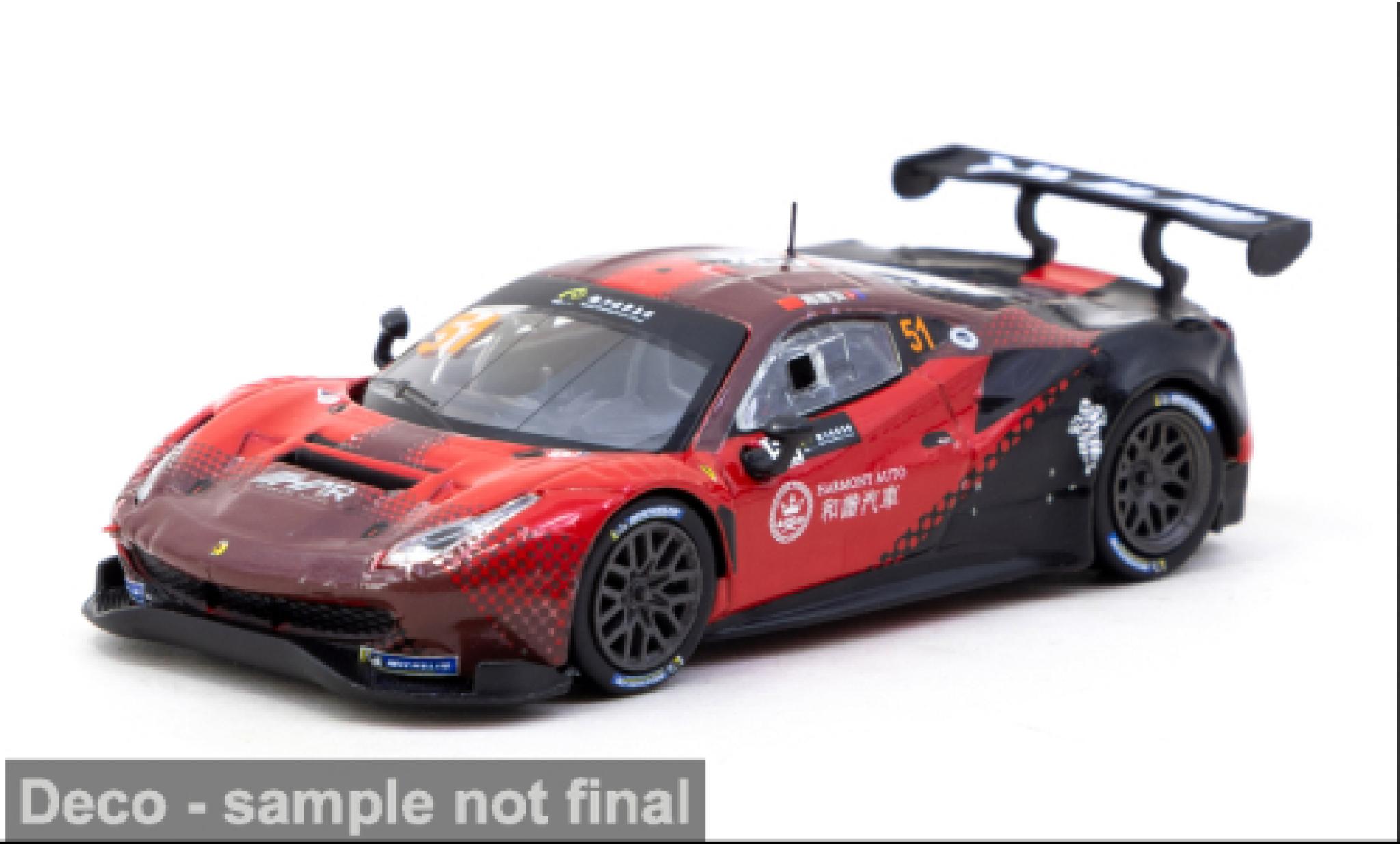 Ferrari 488 1/64 Tarmac Works GT3 Macau GT Cup 2022 #51 1:64 modellino in miniatura