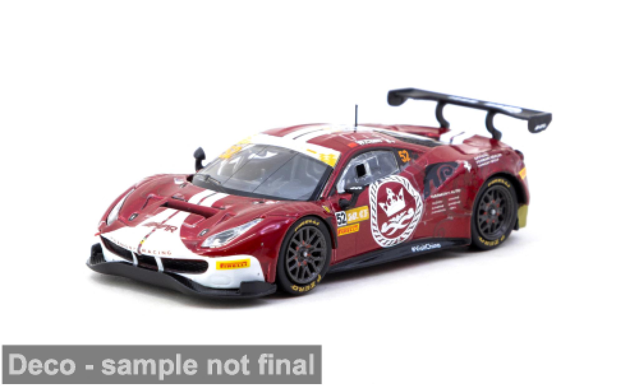 Ferrari 488 1/64 Tarmac Works GT3 Macau GT Cup 2023 #52 1:64 modellino in miniatura