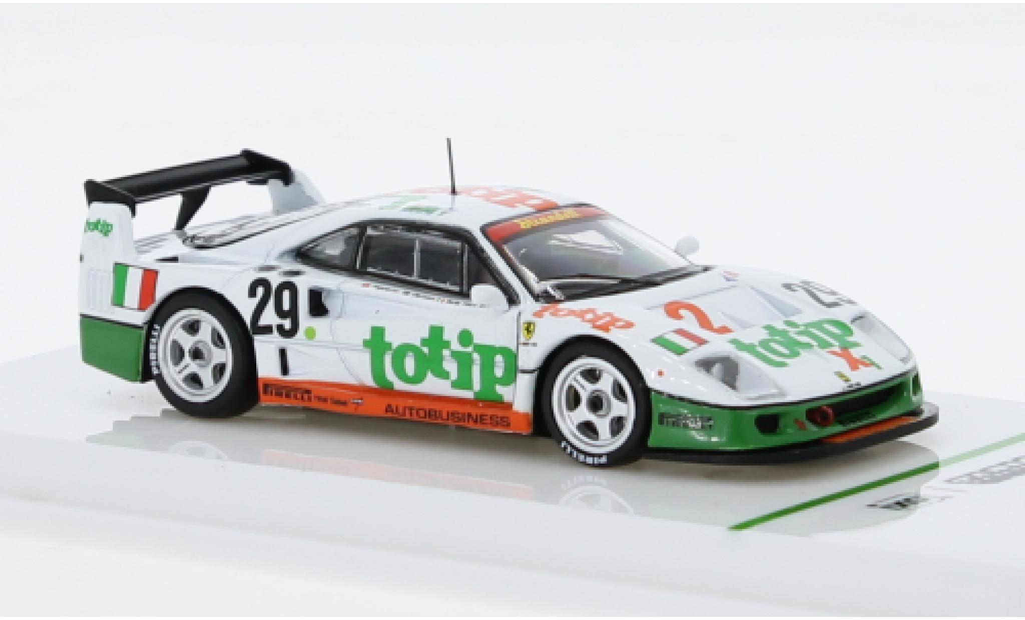 Ferrari F40 1/64 Tarmac Works LM No.29 Totip 24h Le Mans 1994 1:64 modellino in miniatura