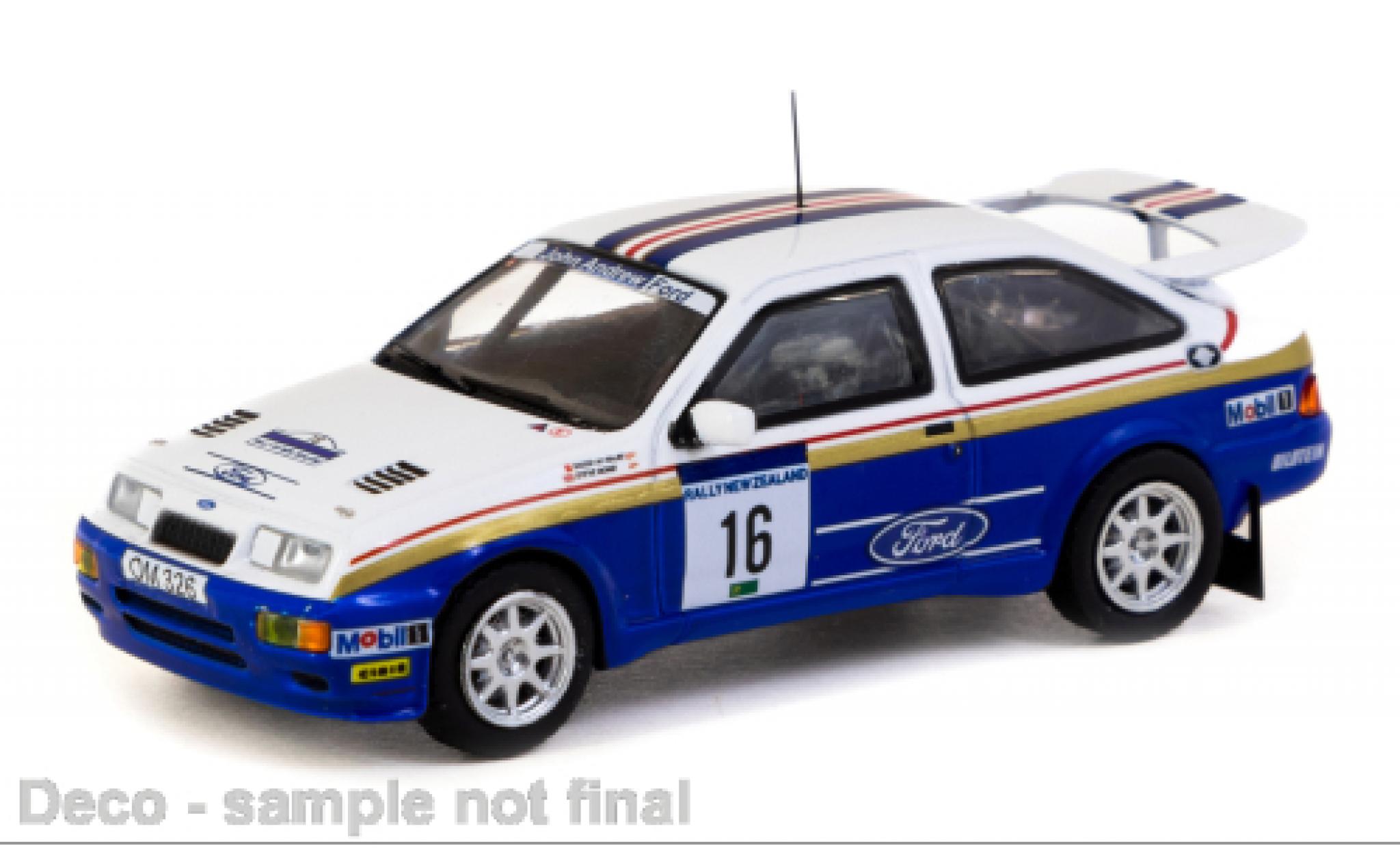 Ford Sierra 1/64 Tarmac Works RS Cosworth No.16 Rallye WM Rallye Neuseeland 1989 1:64 modellino in miniatura