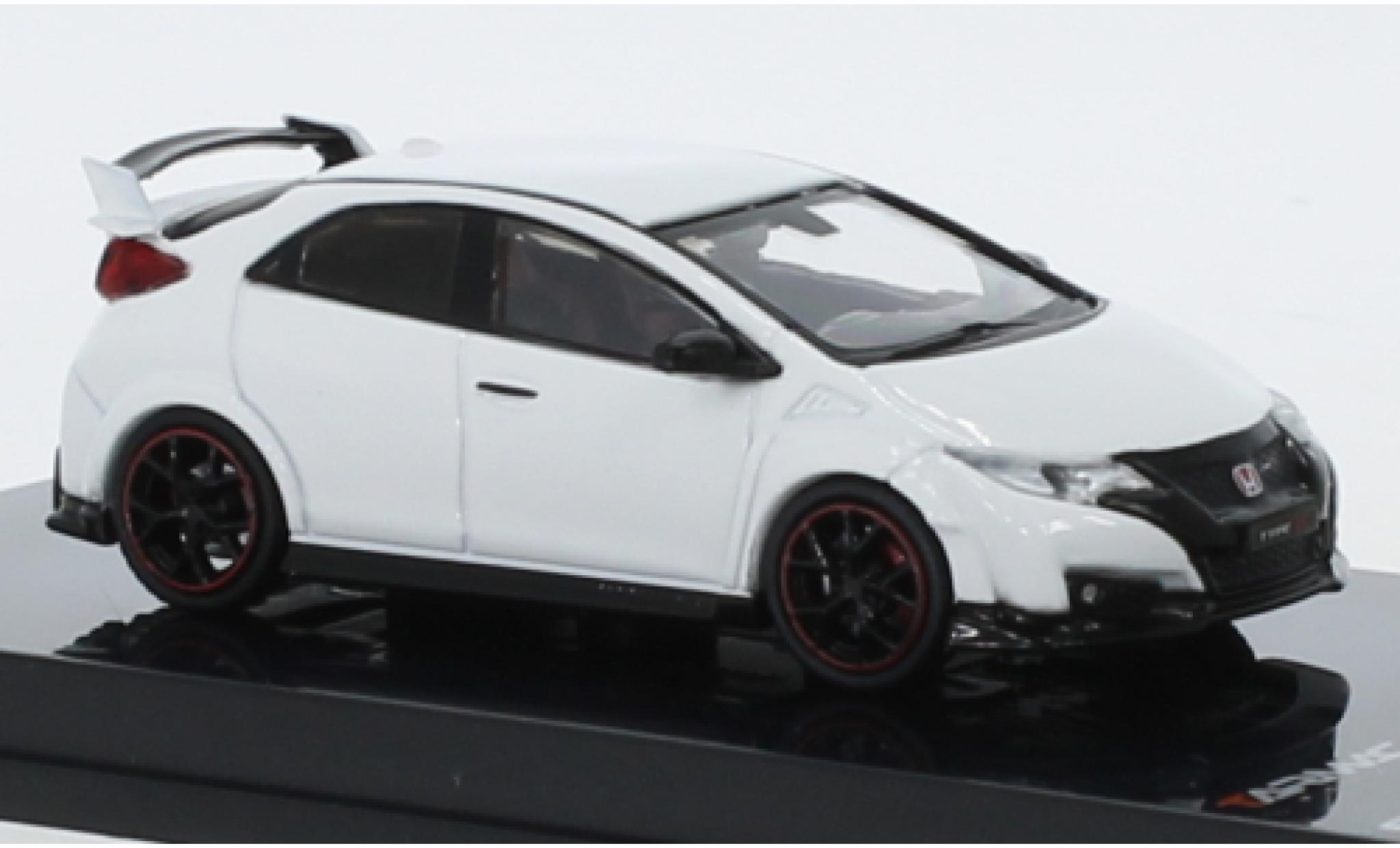 Honda Civic 1/64 Tarmac Works Type R (FK2) bianco RHD 2016 modellino in miniatura