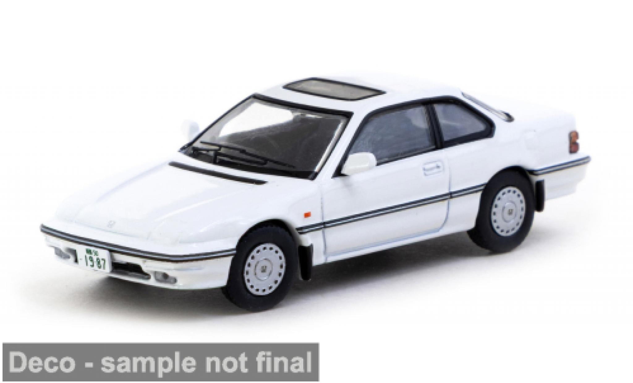 Honda Prelude 1/64 Tarmac Works weiss 1987 1:64 modellino in miniatura